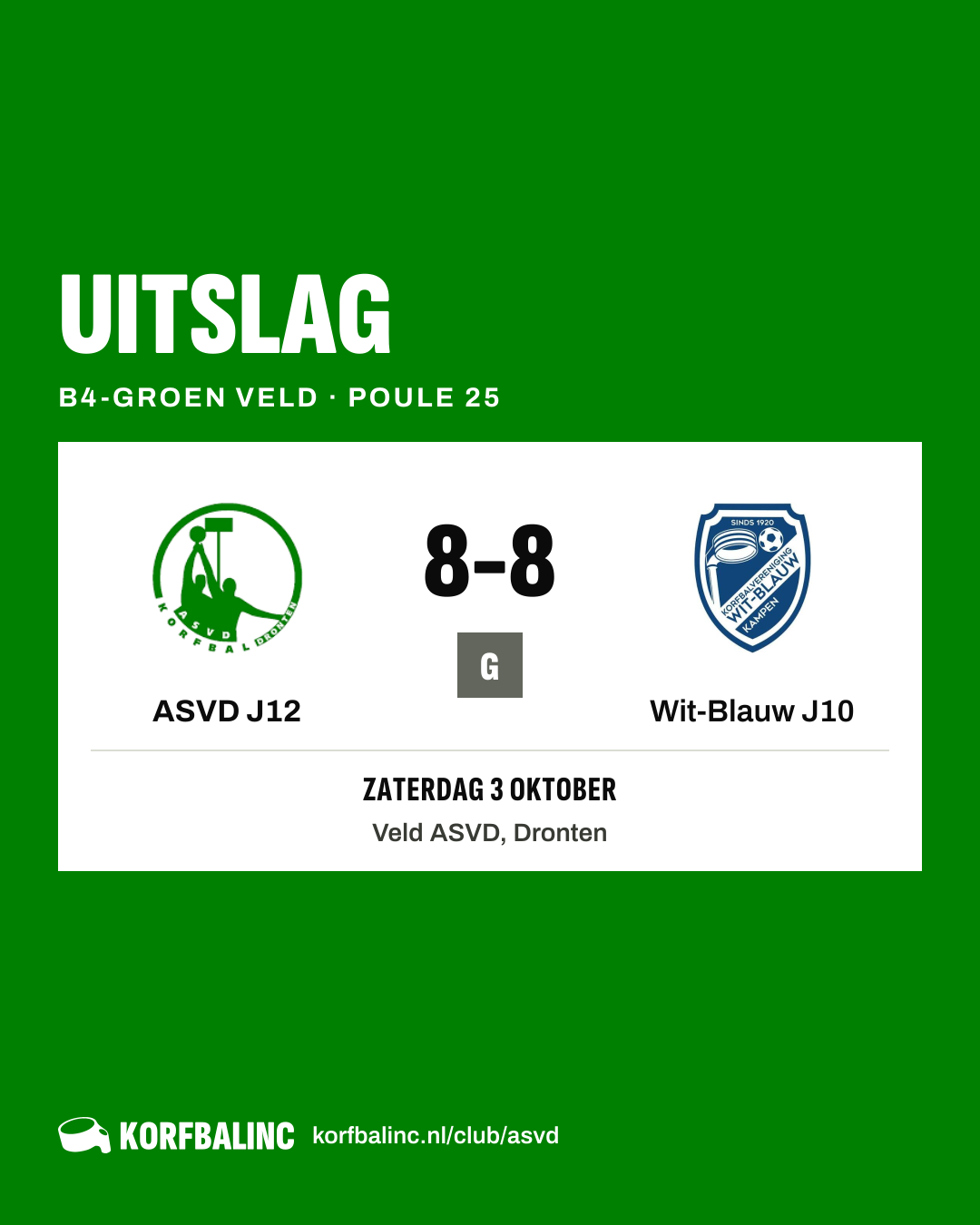 ASVD J12 - Wit-Blauw J10