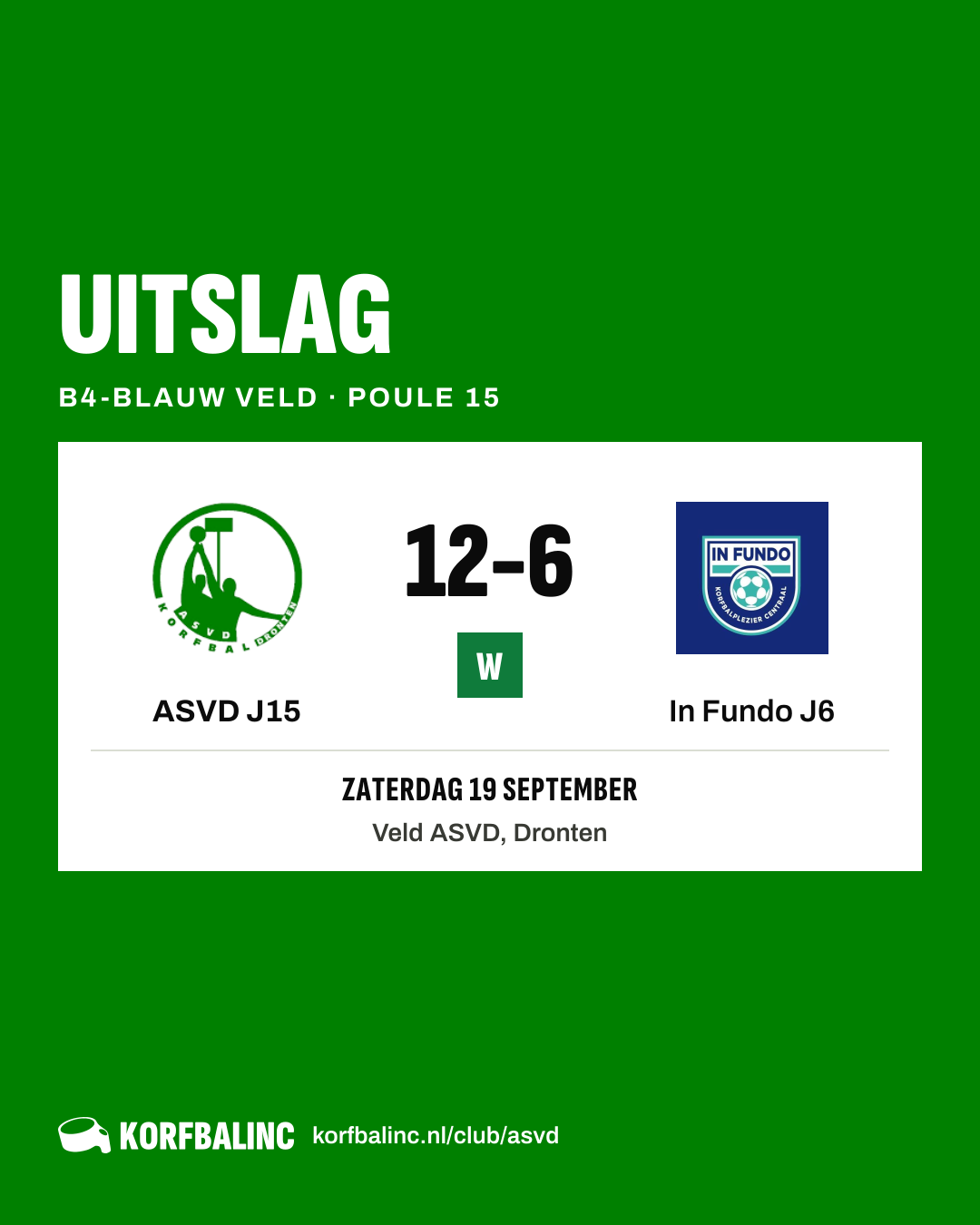 ASVD J15 - In Fundo J6
