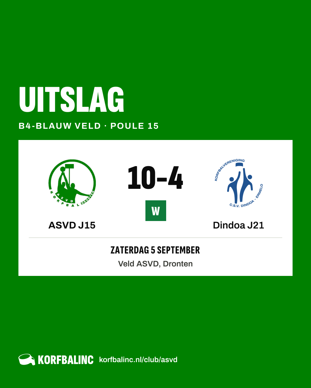 ASVD J15 - Dindoa J21