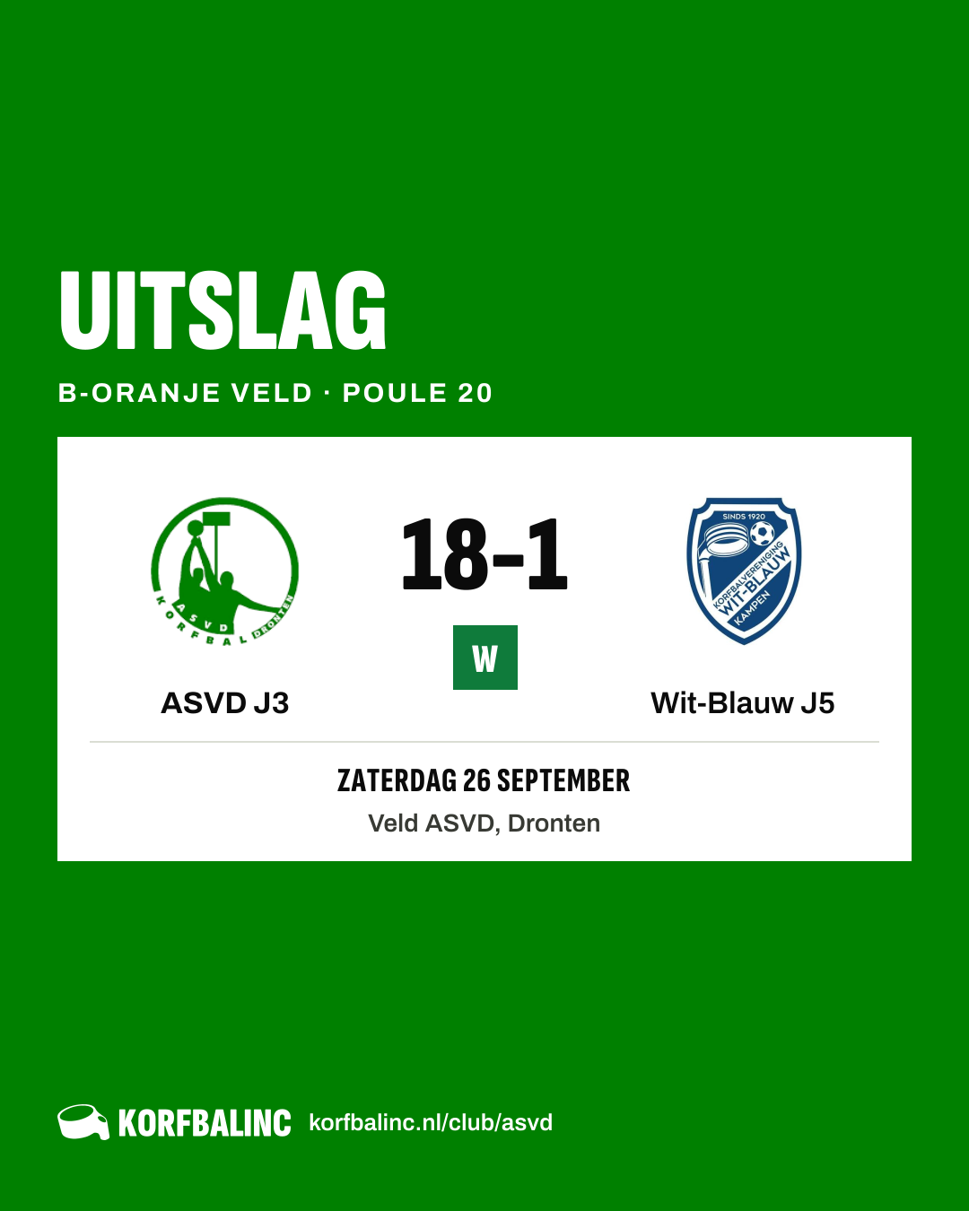ASVD J3 - Wit-Blauw J5
