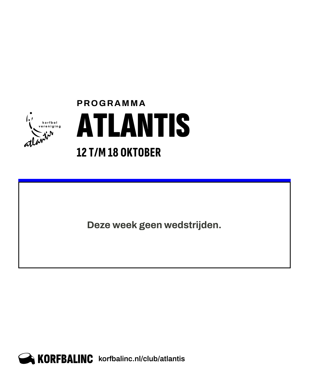 Uitslagen Atlantis