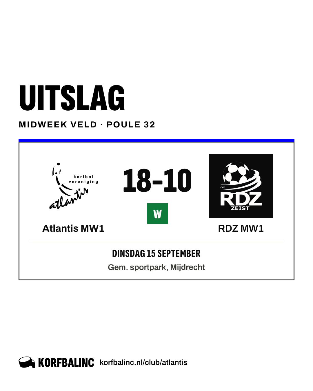 Atlantis MW1 - RDZ MW1