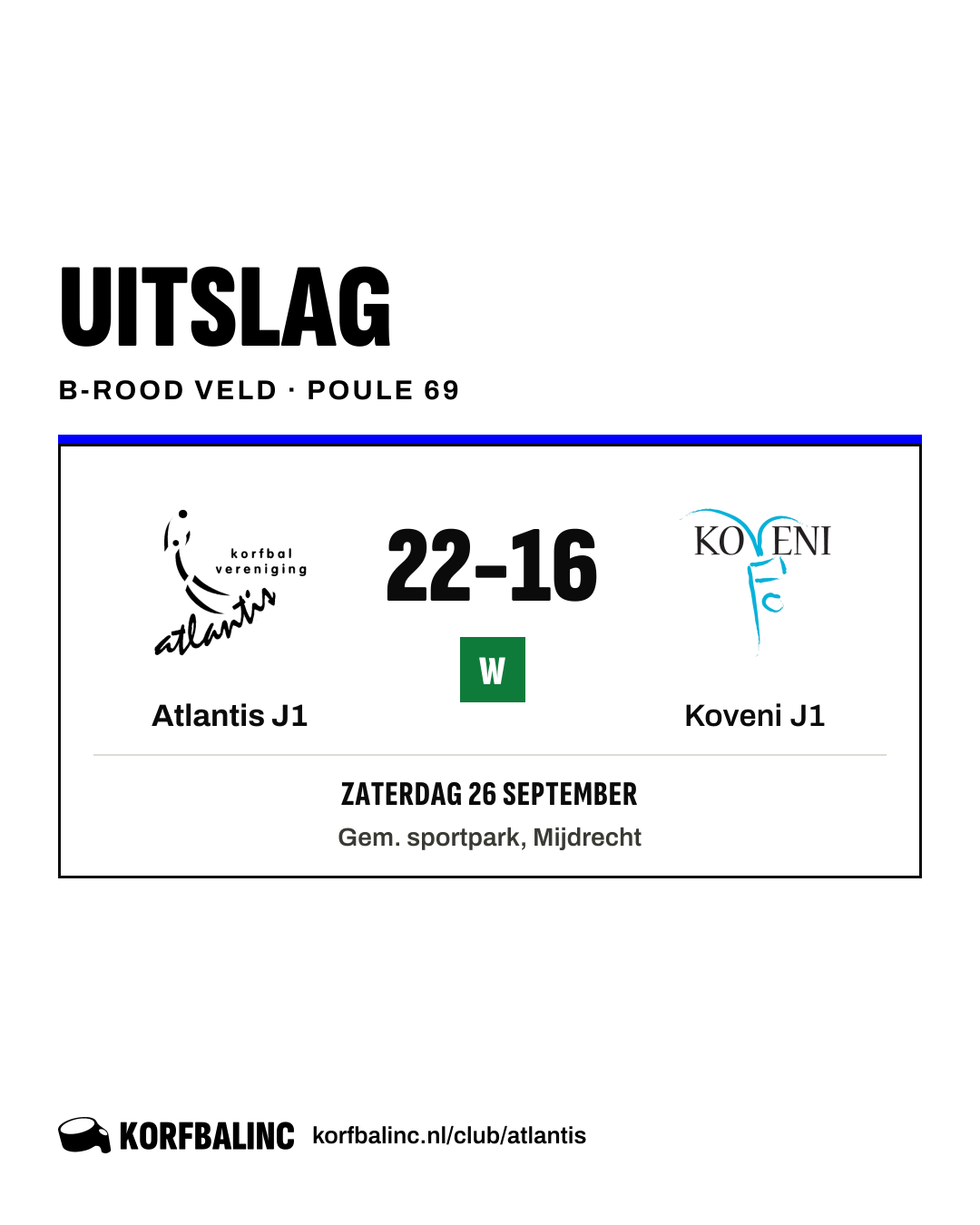 Atlantis J1 - Koveni J1