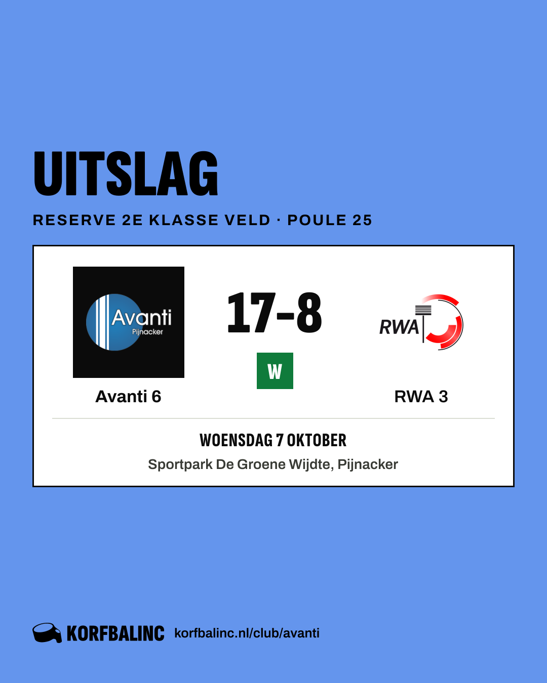Avanti 6 - RWA 3