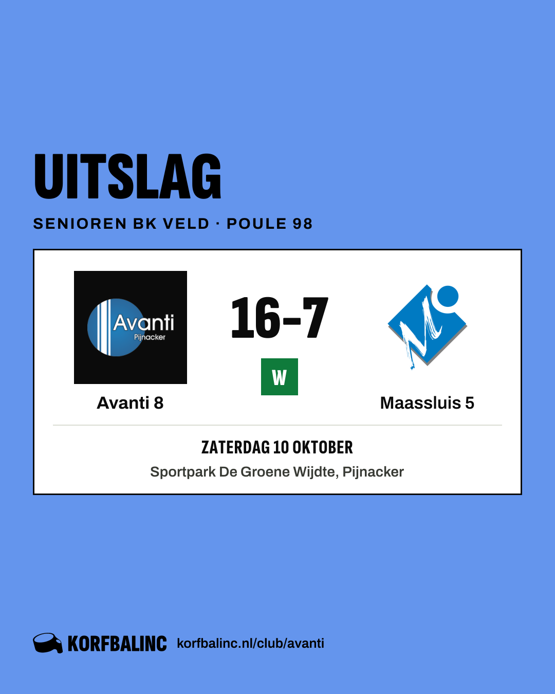 Avanti 8 - Maassluis 5