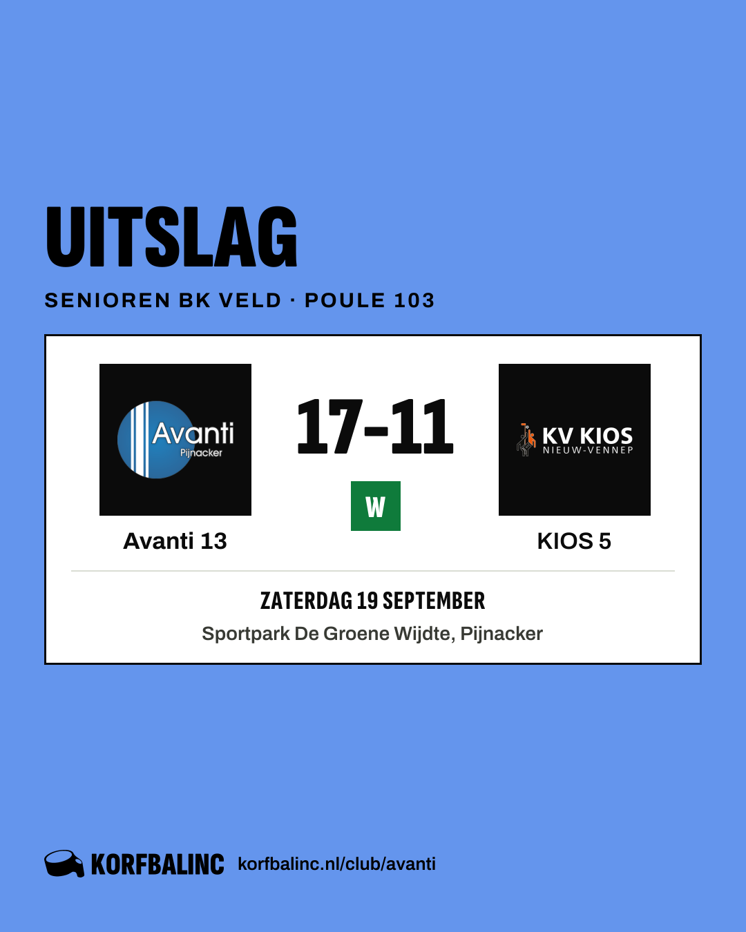 Avanti 13 - KIOS 5