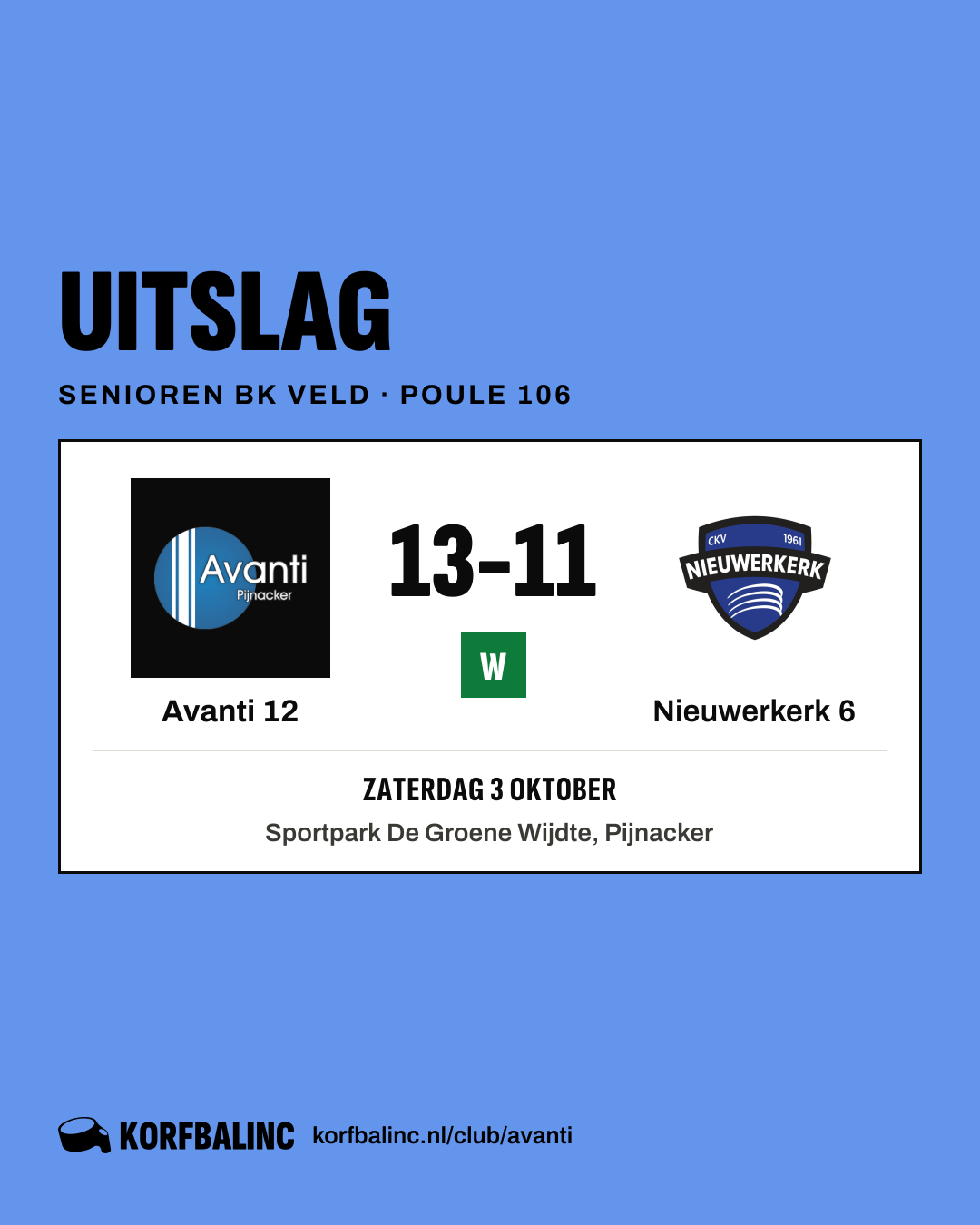Avanti 12 - Nieuwerkerk 6