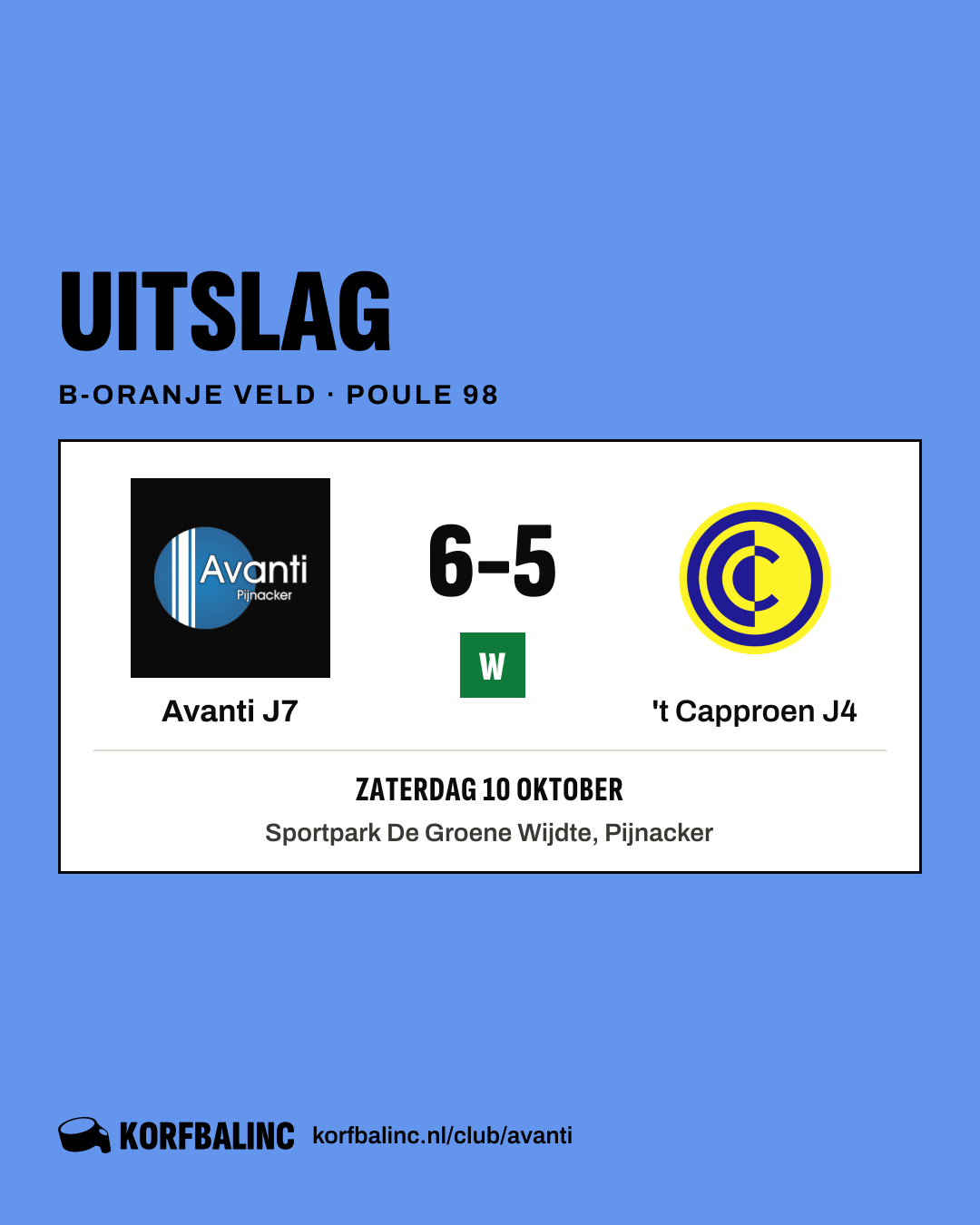 Avanti J7 - 't Capproen J4