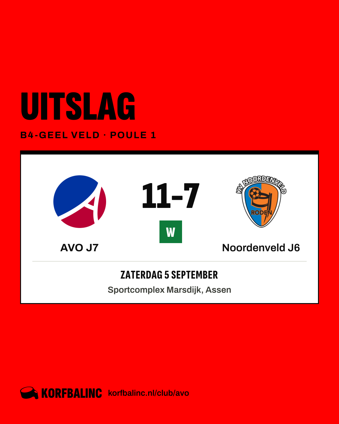 AVO J7 - Noordenveld J6