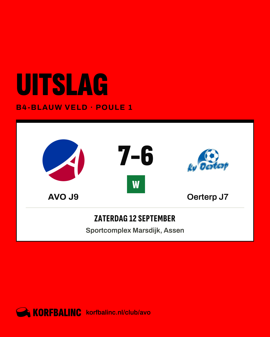AVO J9 - Oerterp J7