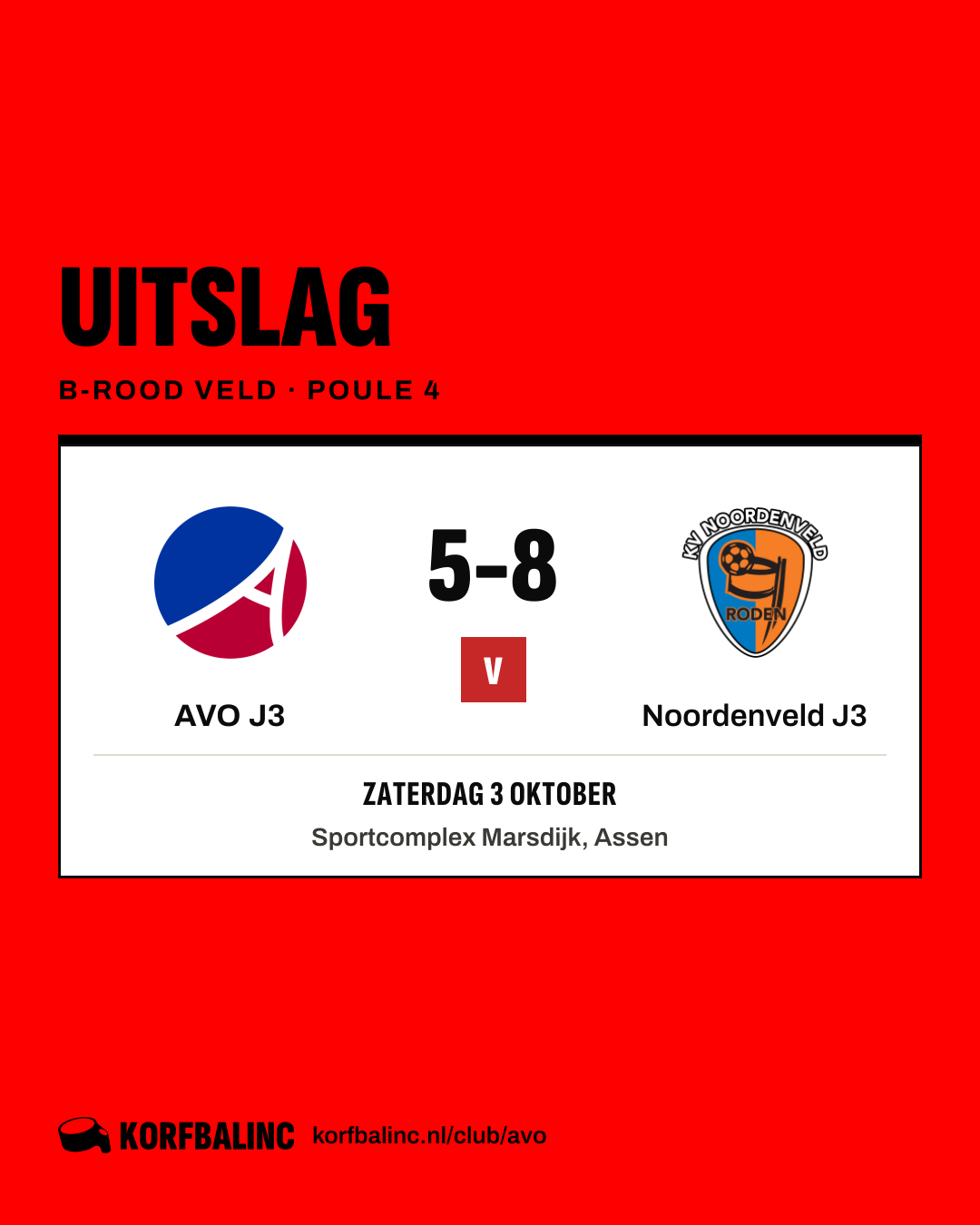 AVO J3 - Noordenveld J3
