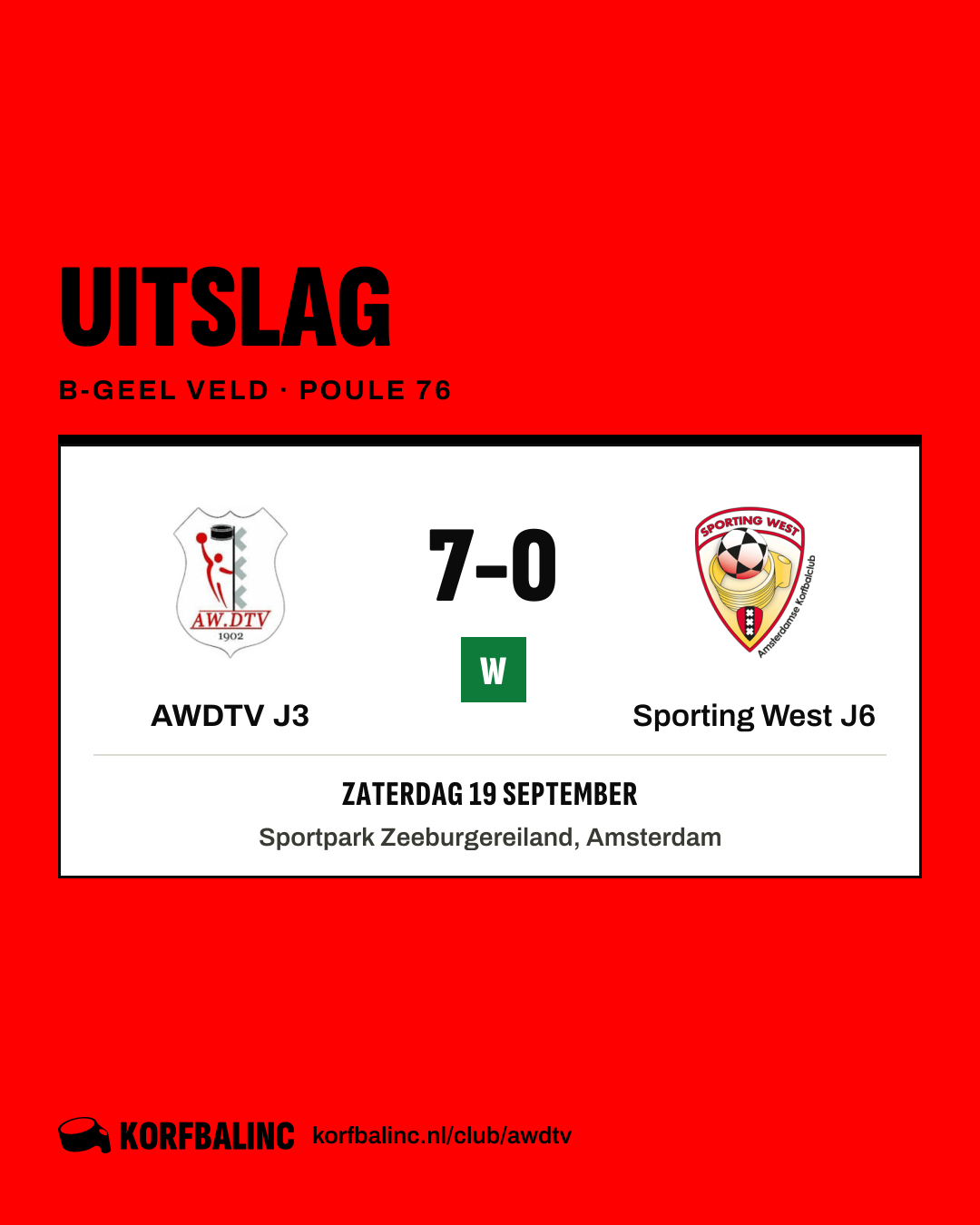 AWDTV J3 - Sporting West J6