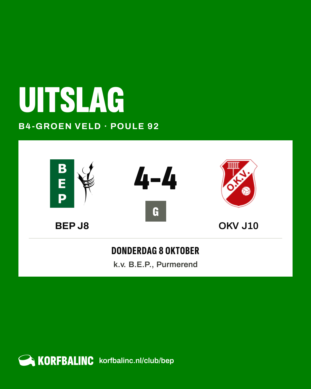 BEP J8 - OKV J10