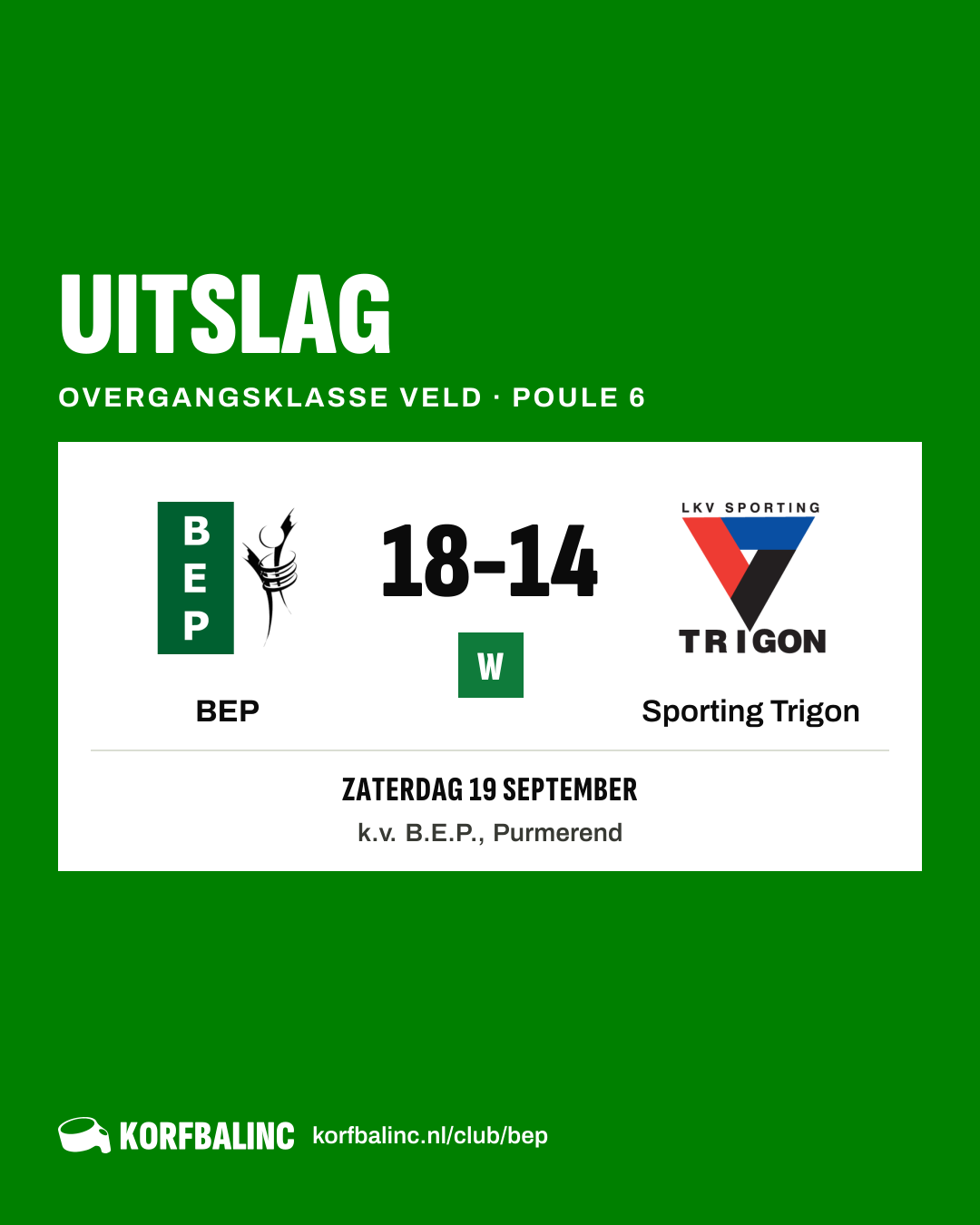 BEP - Sporting Trigon