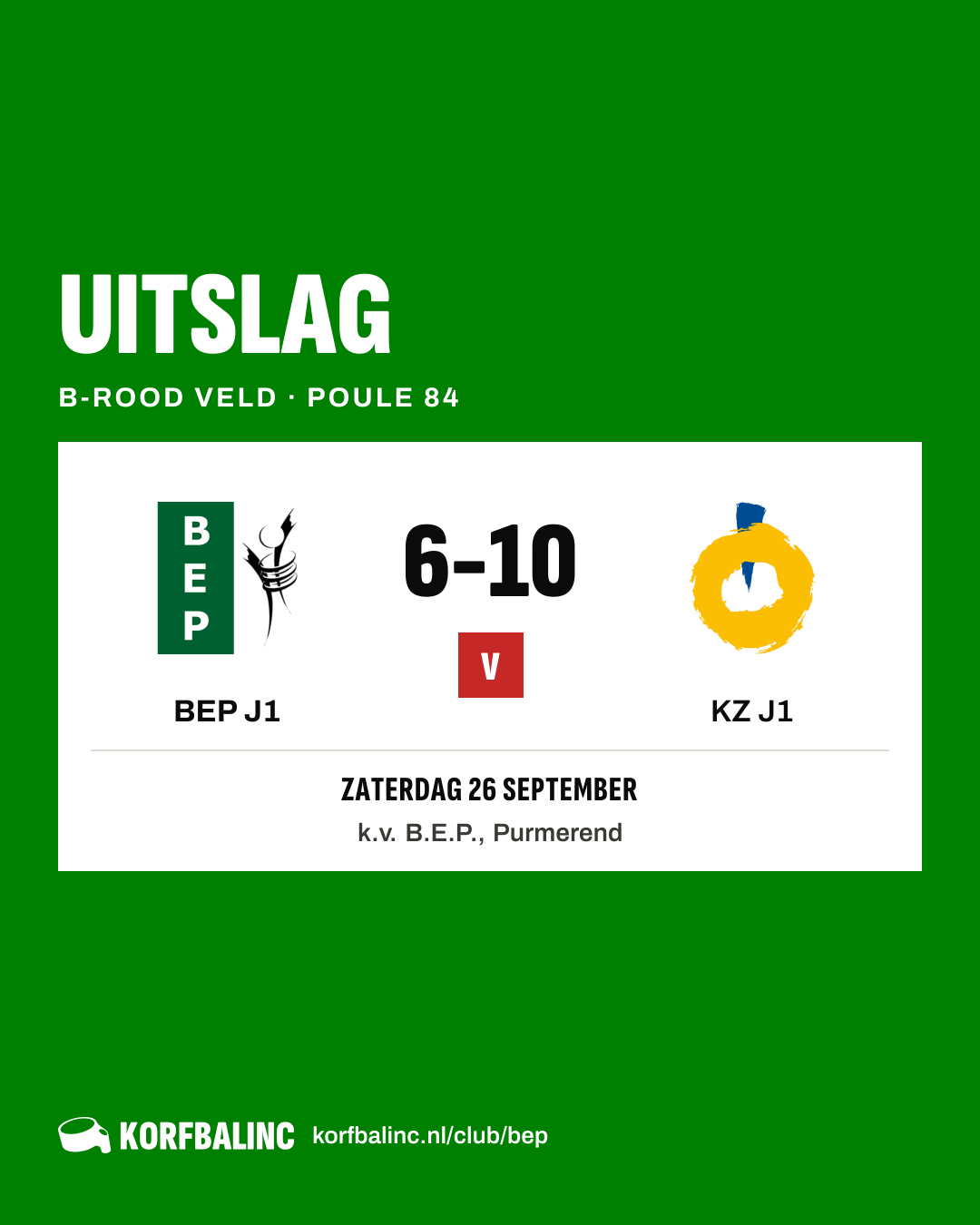 BEP J1 - KZ J1