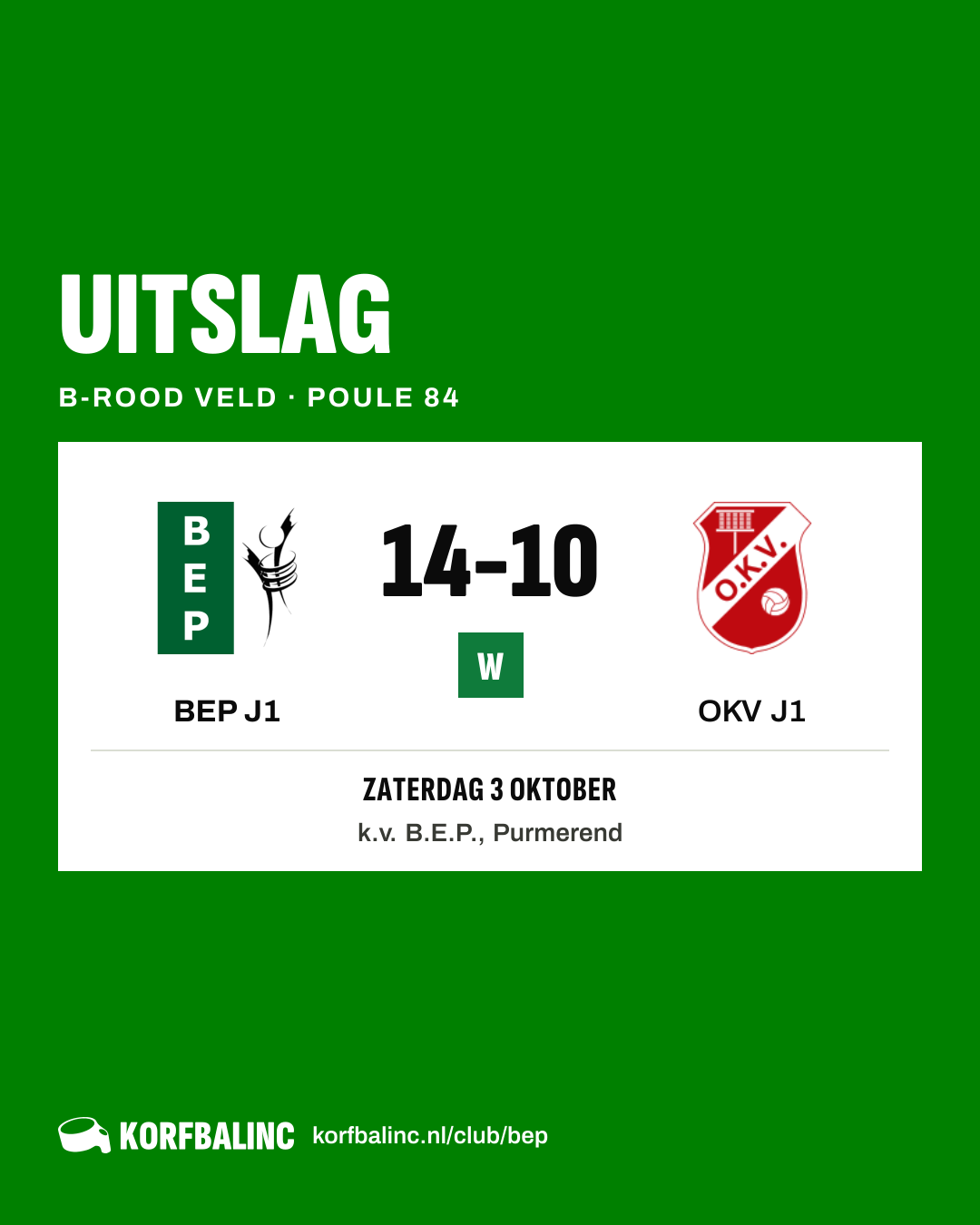 BEP J1 - OKV J1