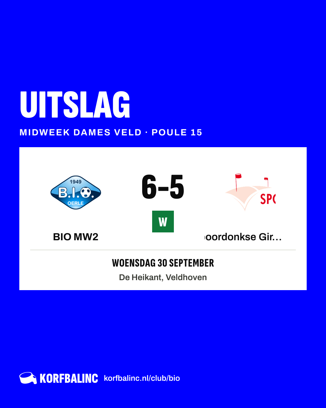 BIO MW2 - Spoordonkse Girls MW1