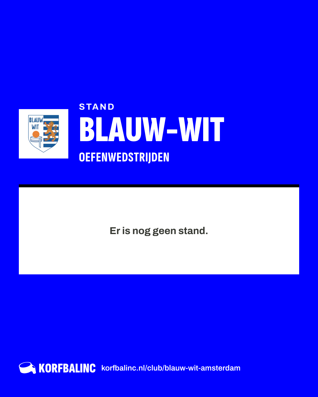 Stand Blauw-Wit