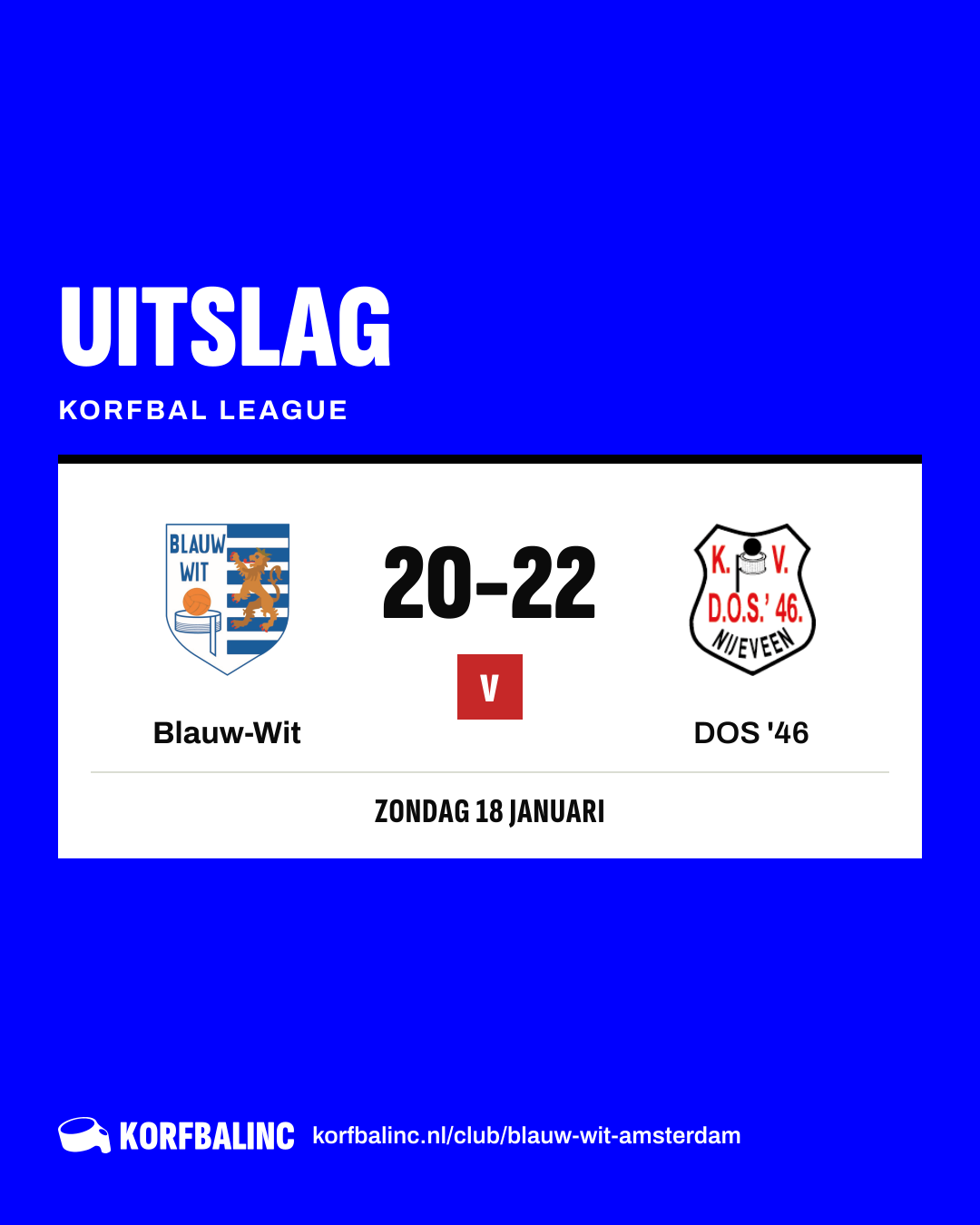 Blauw-Wit - DOS '46