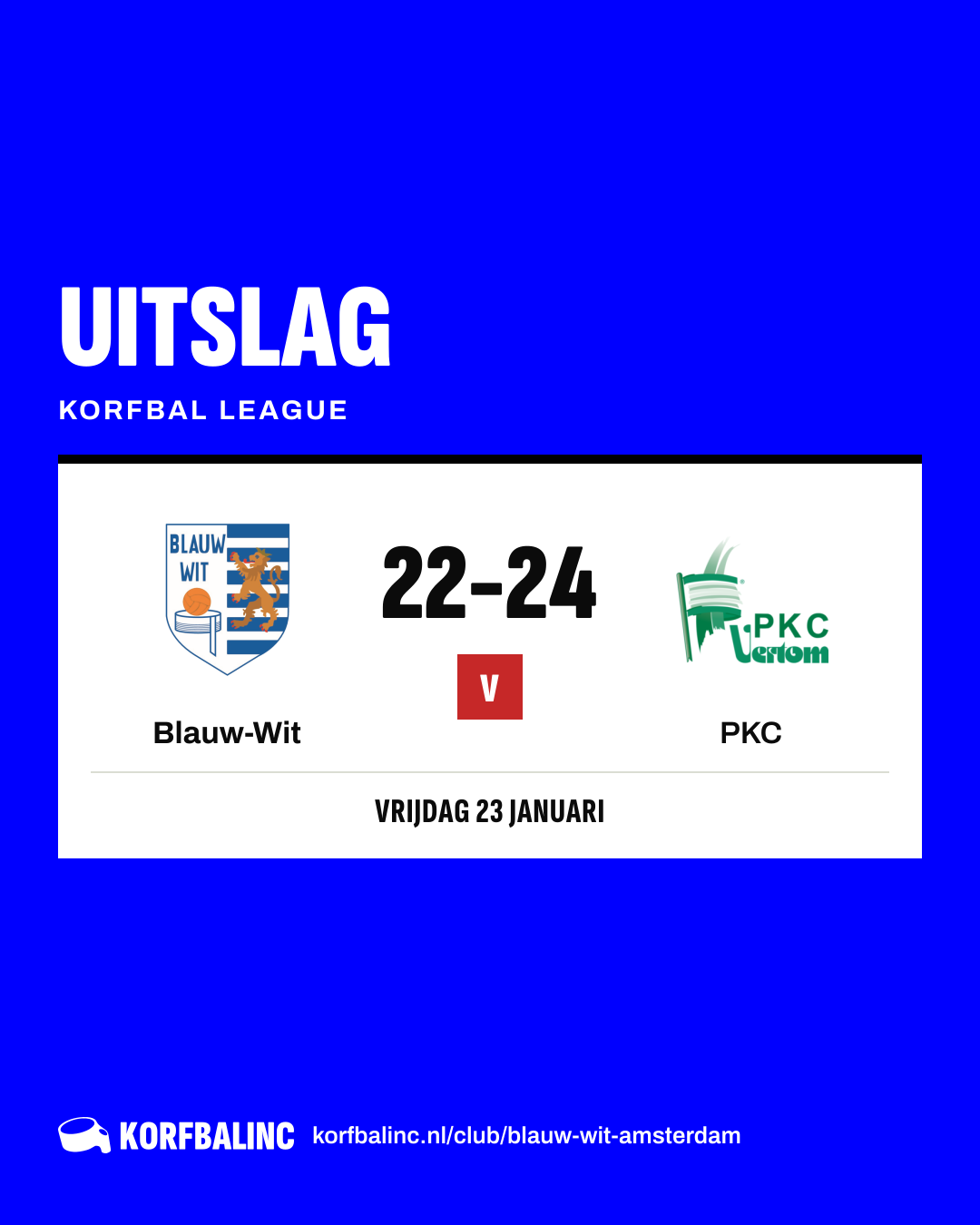 Blauw-Wit - PKC