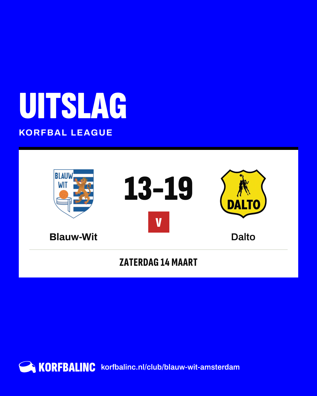 Blauw-Wit - Dalto