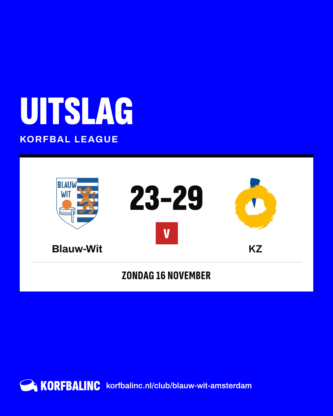 Blauw-Wit - KZ