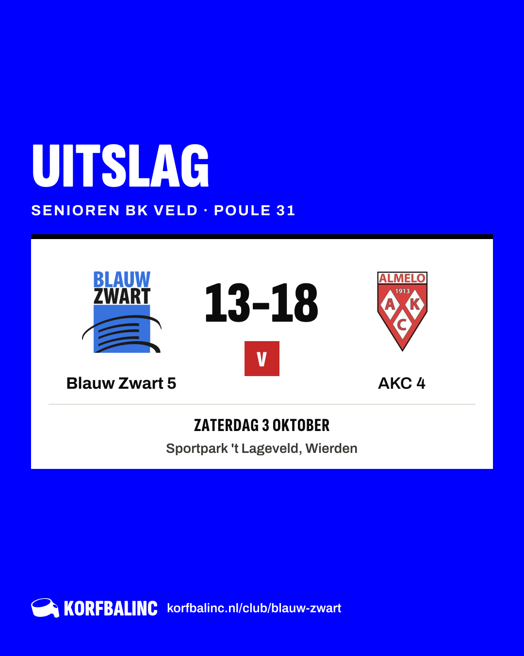 Blauw Zwart 5 - AKC 4