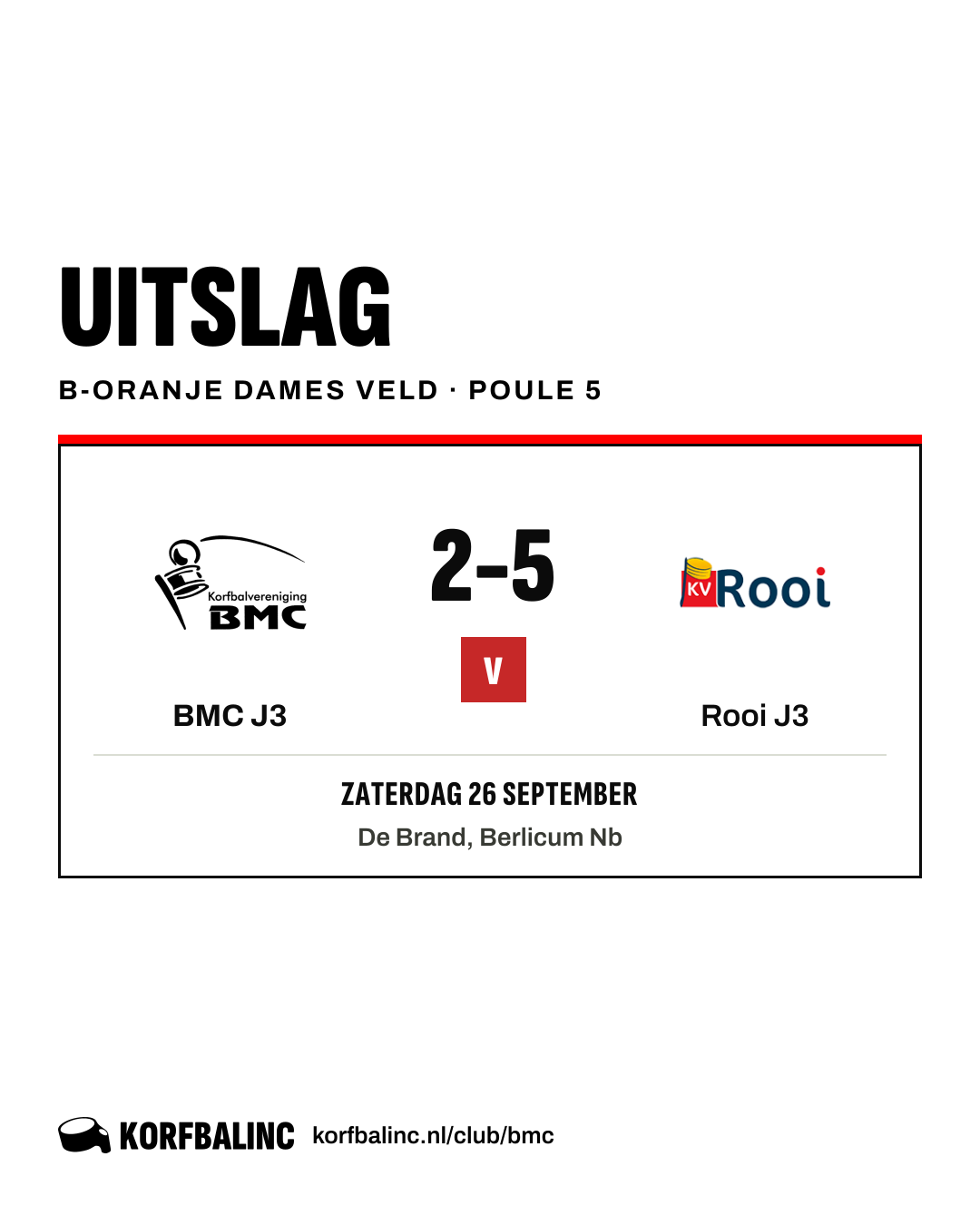 BMC J3 - Rooi J3