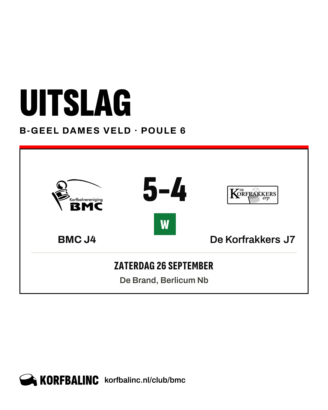 BMC J4 - De Korfrakkers J7