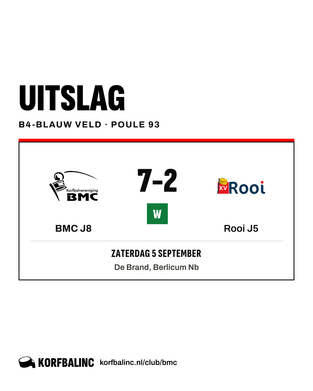BMC J8 - Rooi J5