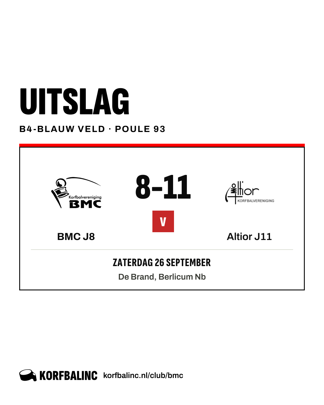 BMC J8 - Altior J11