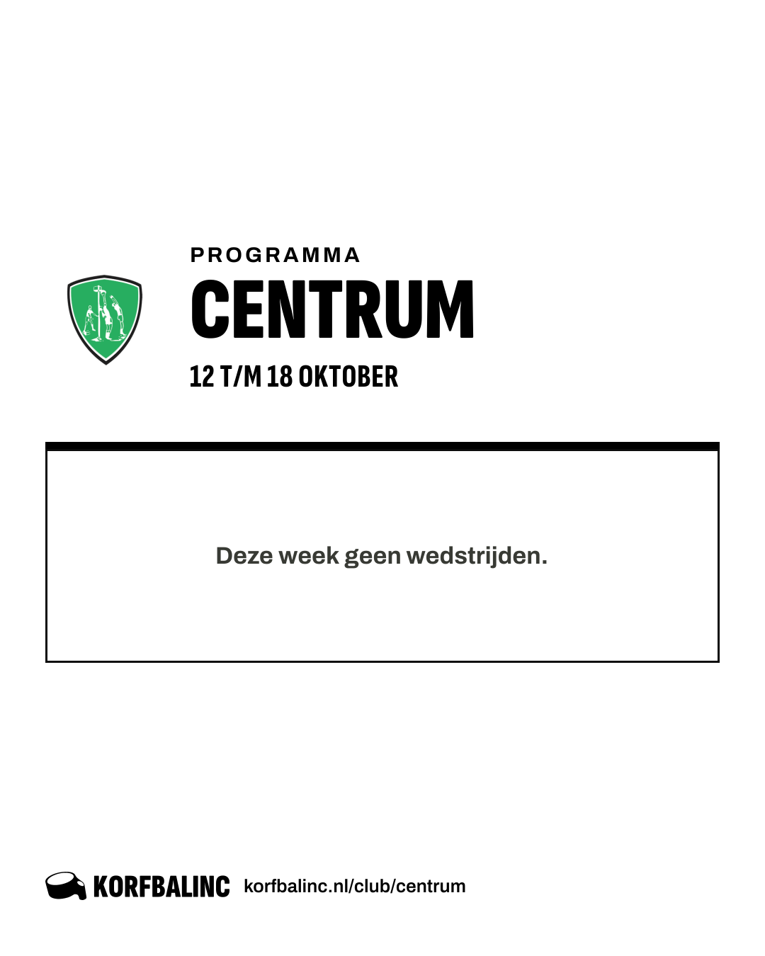 Uitslagen Centrum