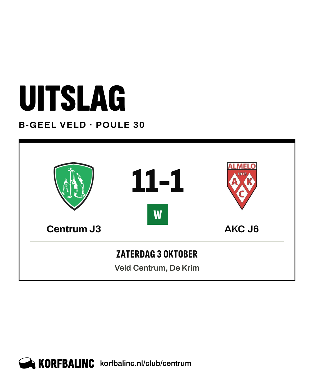 Centrum J3 - AKC J6