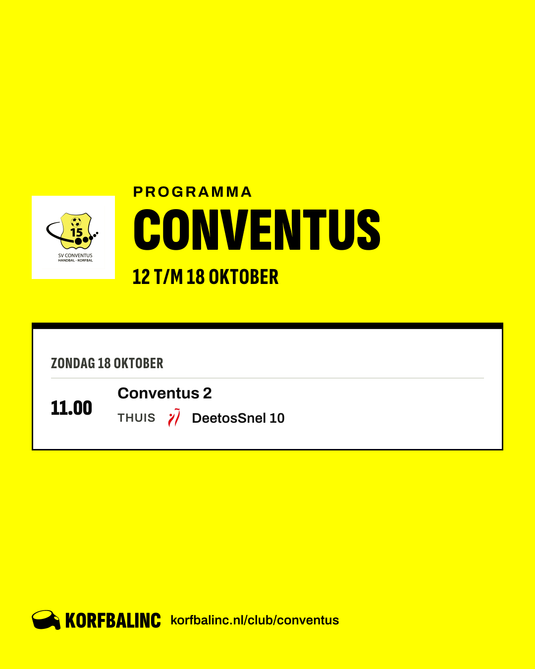 Uitslagen Conventus