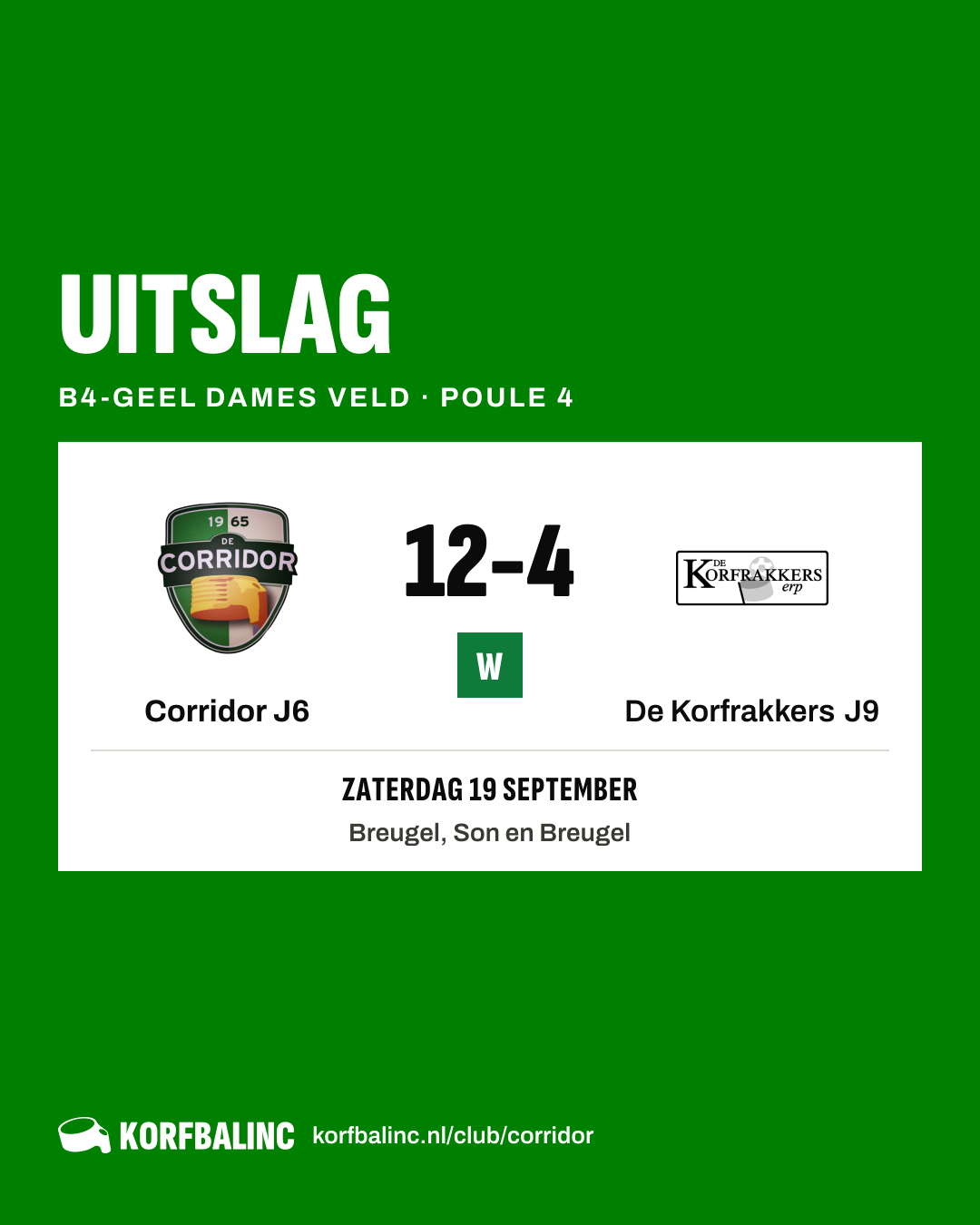 Corridor J6 - De Korfrakkers J9