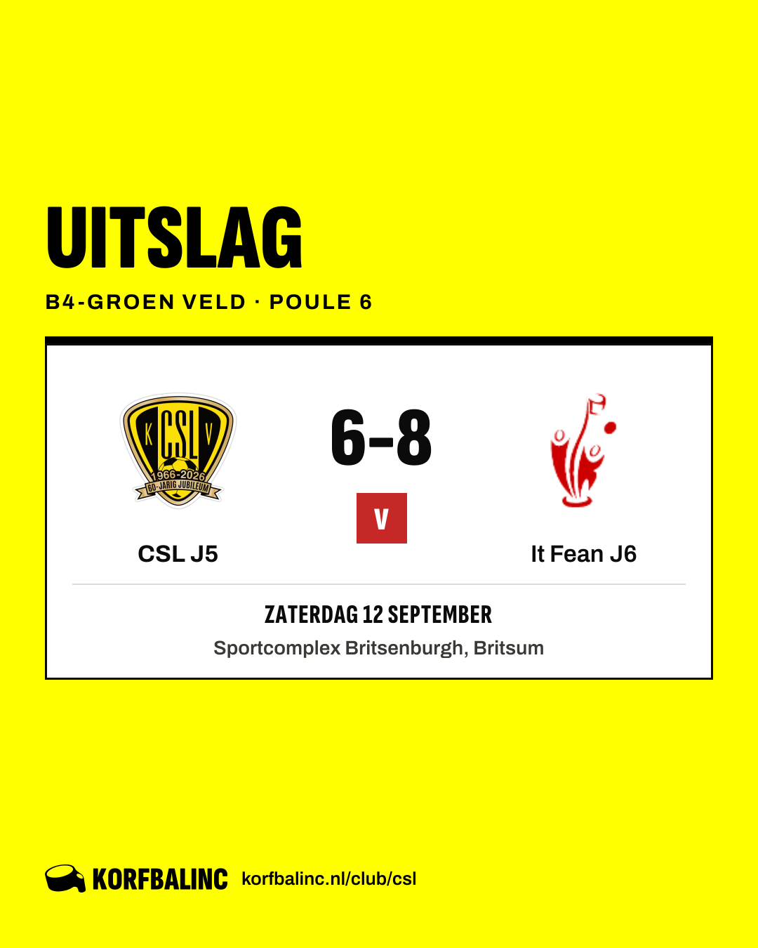 CSL J5 - It Fean J6