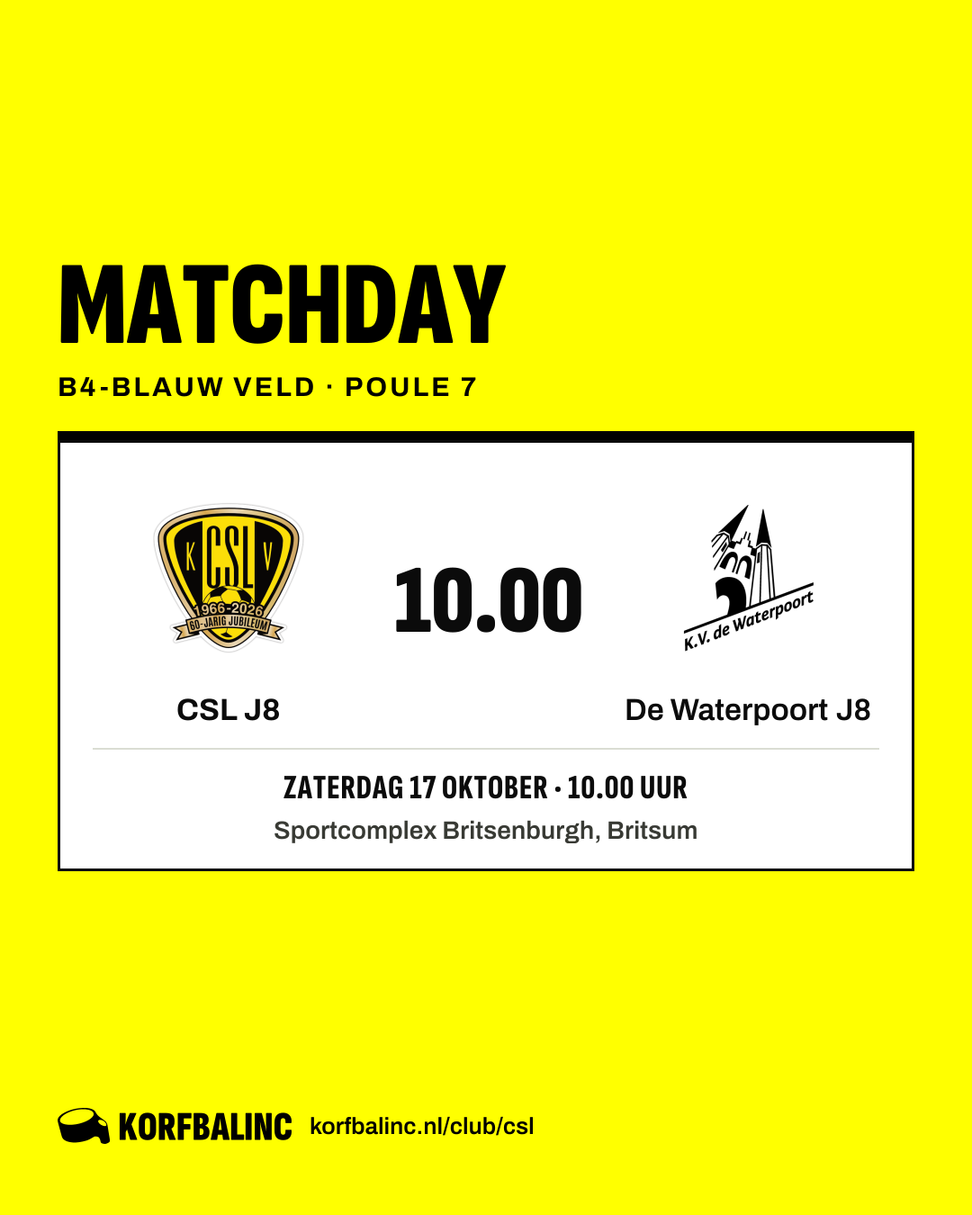 CSL J8 - De Waterpoort J8