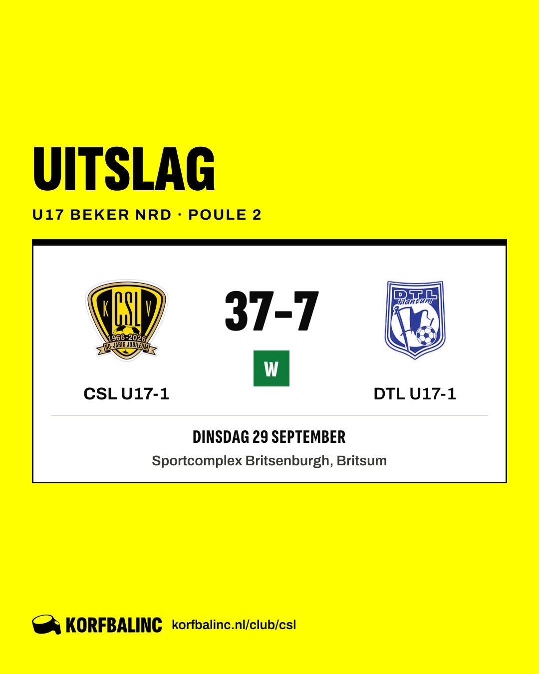 CSL U17-1 - DTL U17-1