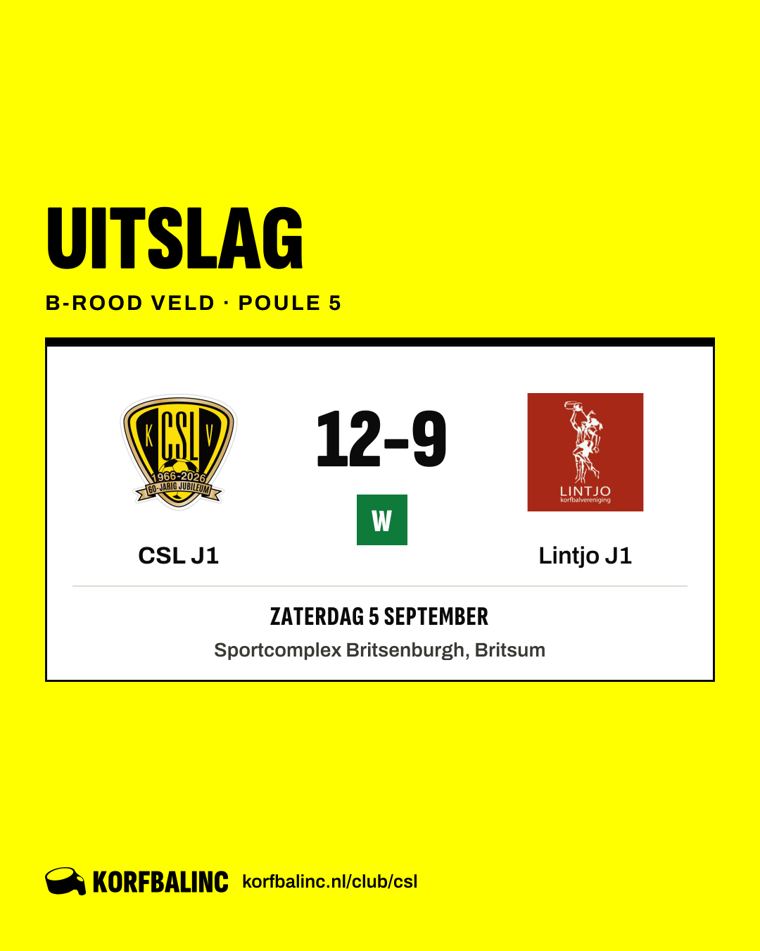 CSL J1 - Lintjo J1