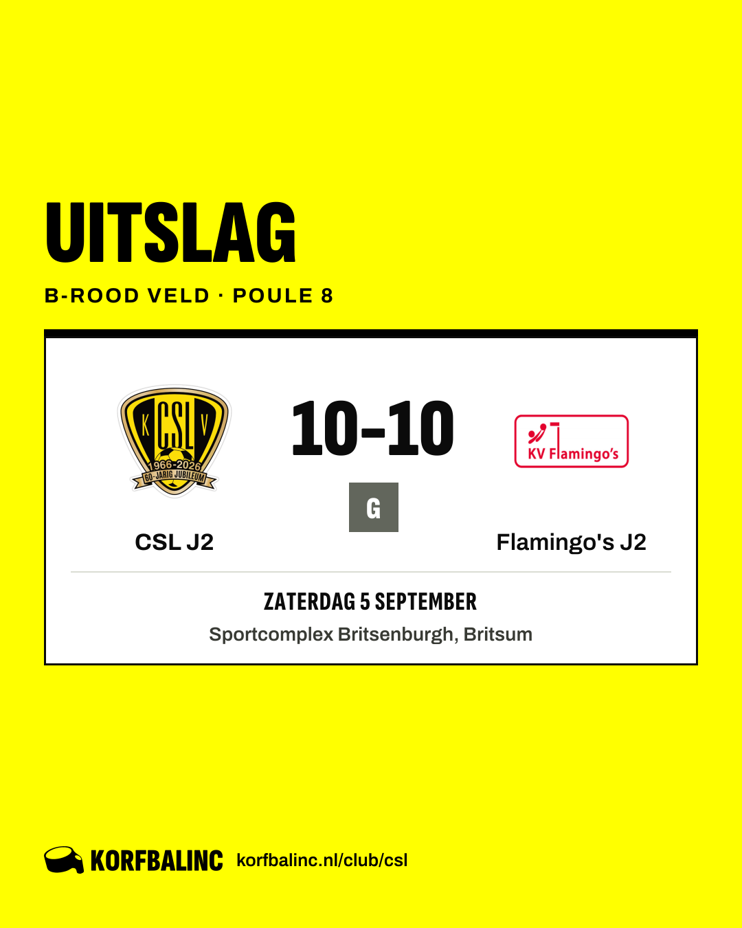 CSL J2 - Flamingo's J2