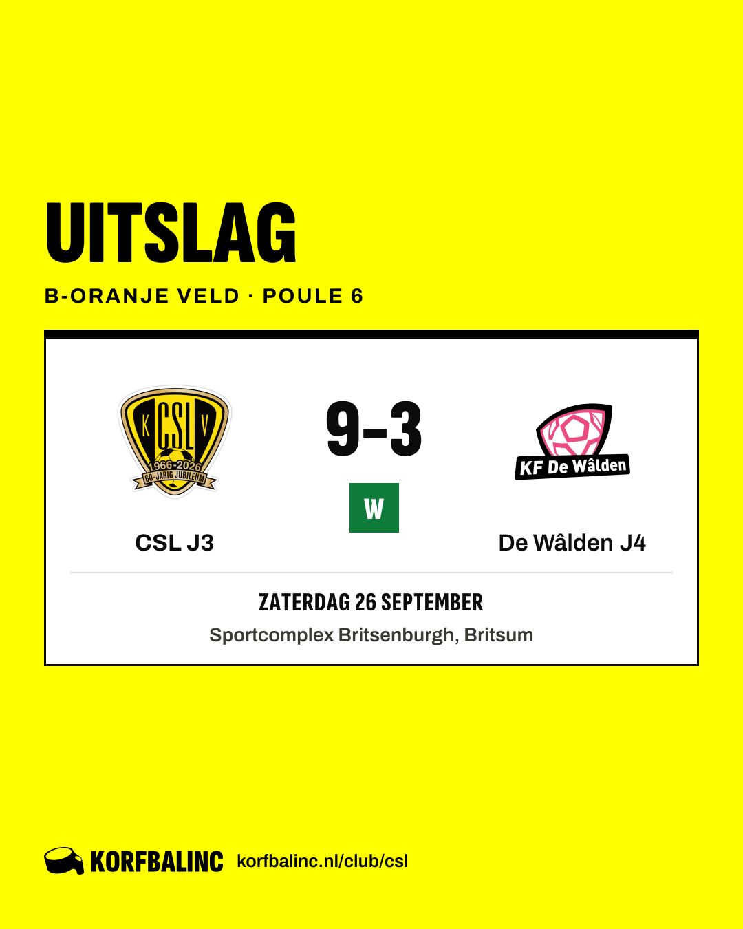 CSL J3 - De Wâlden J4