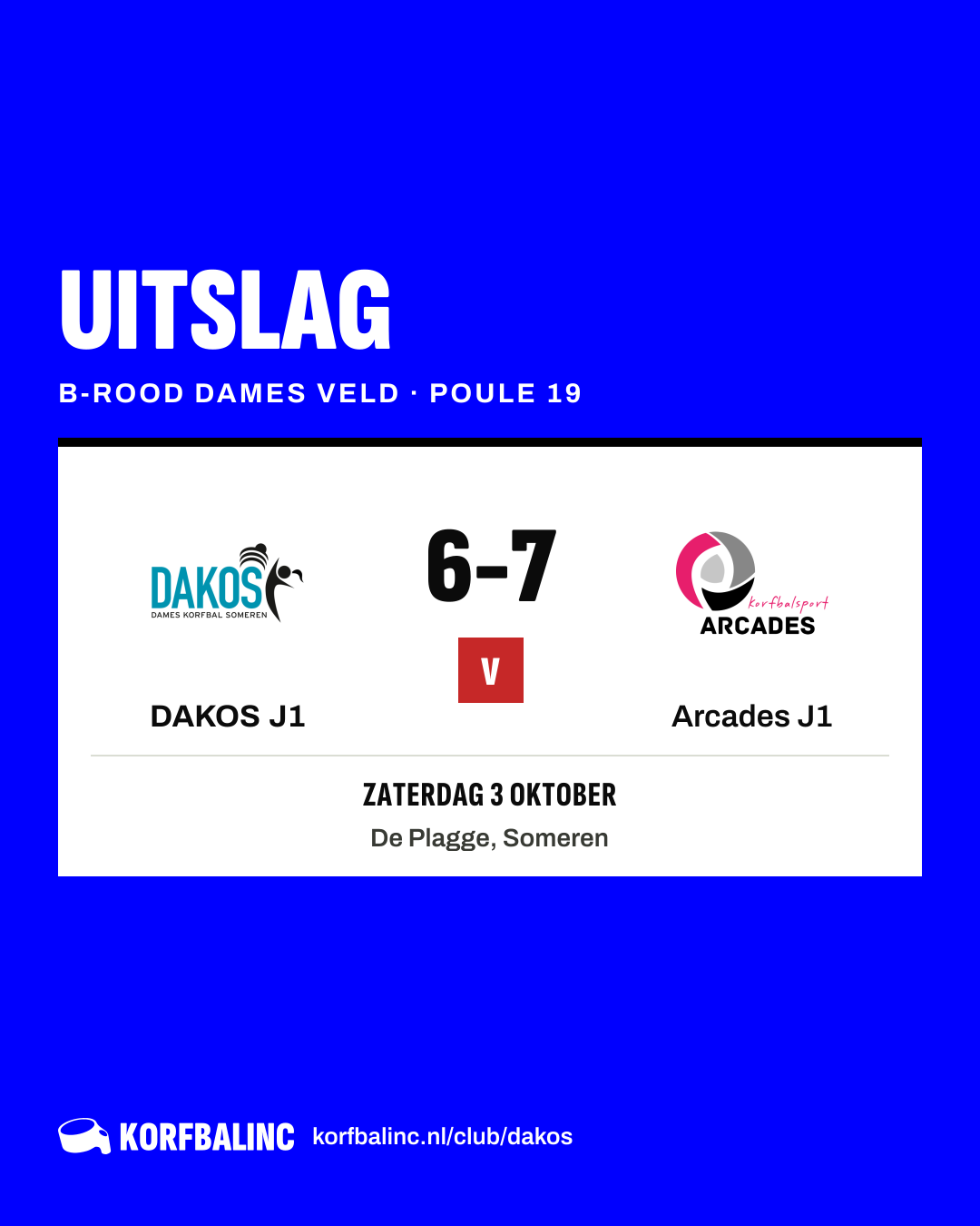 DAKOS J1 - Arcades J1
