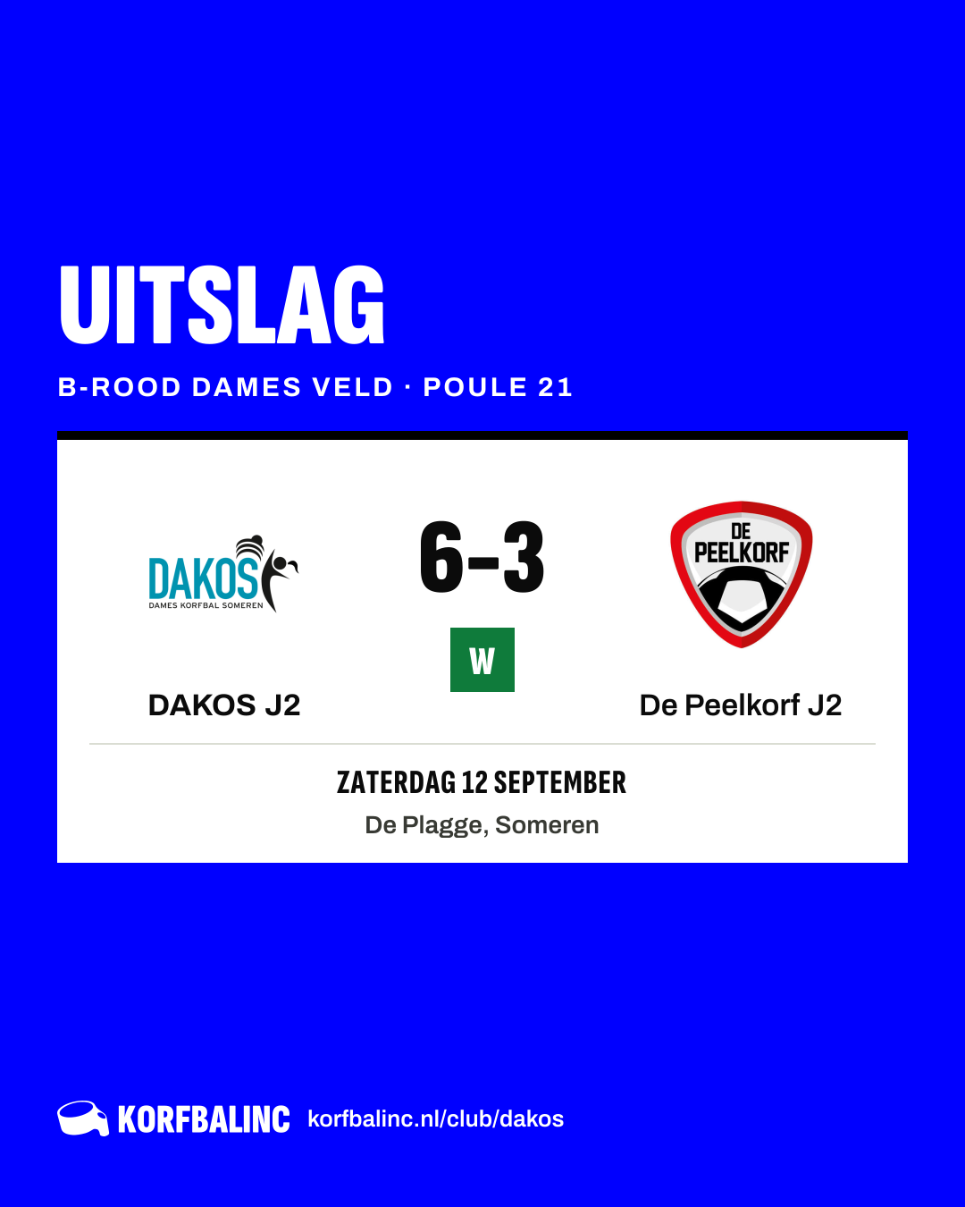 DAKOS J2 - De Peelkorf J2