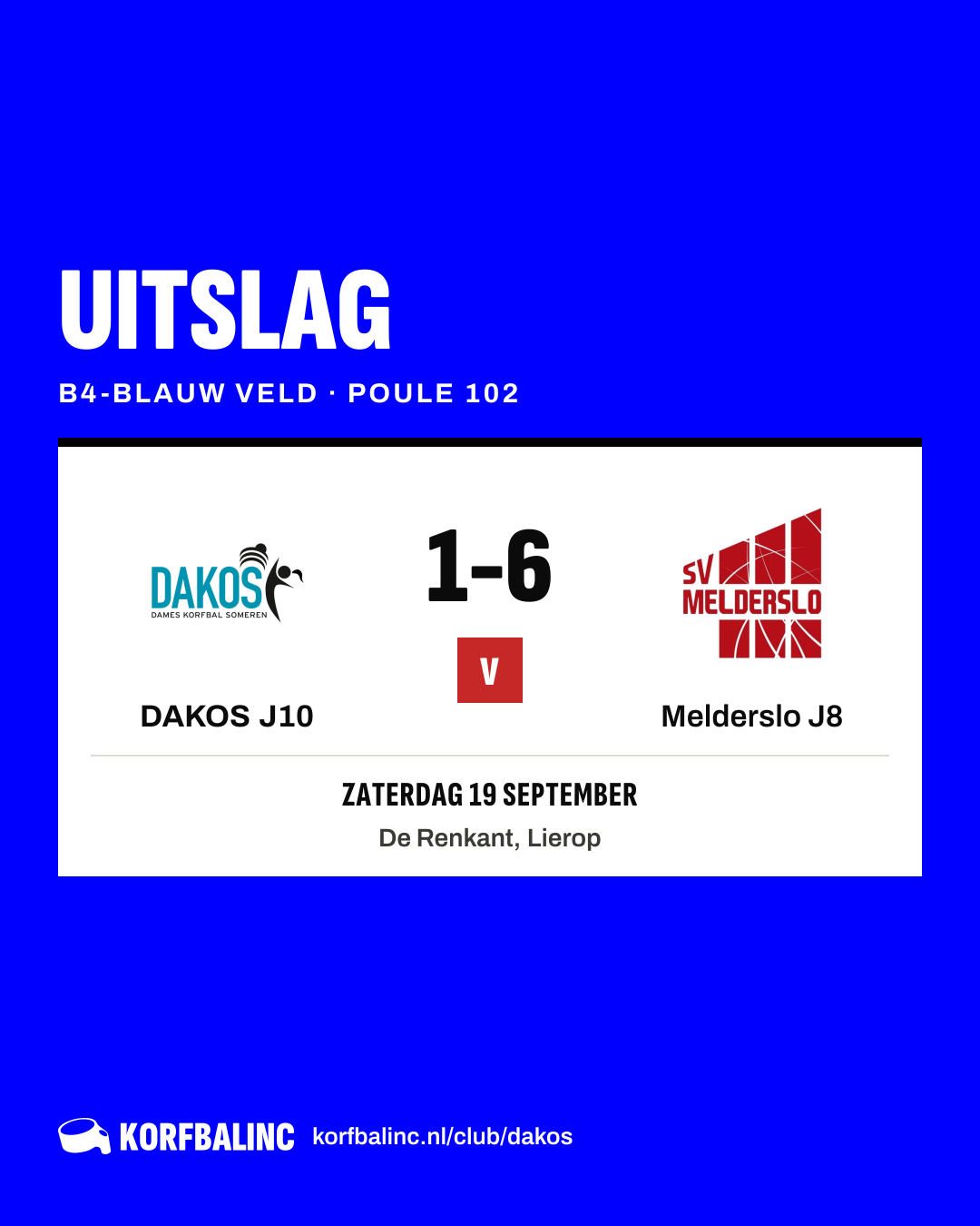 DAKOS J10 - Melderslo J8