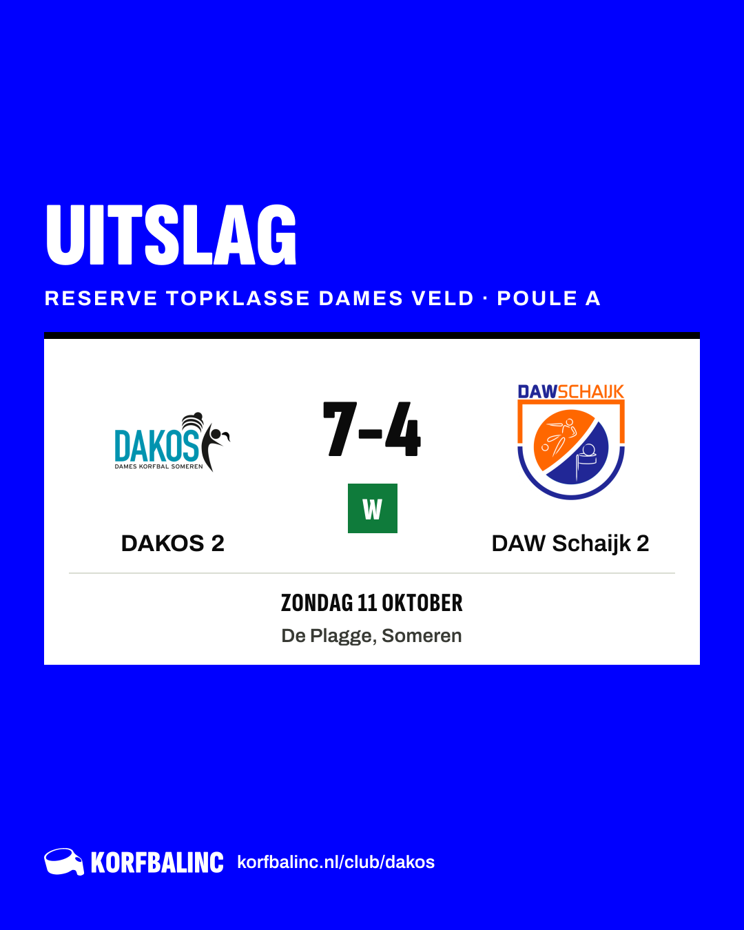 DAKOS 2 - DAW Schaijk 2