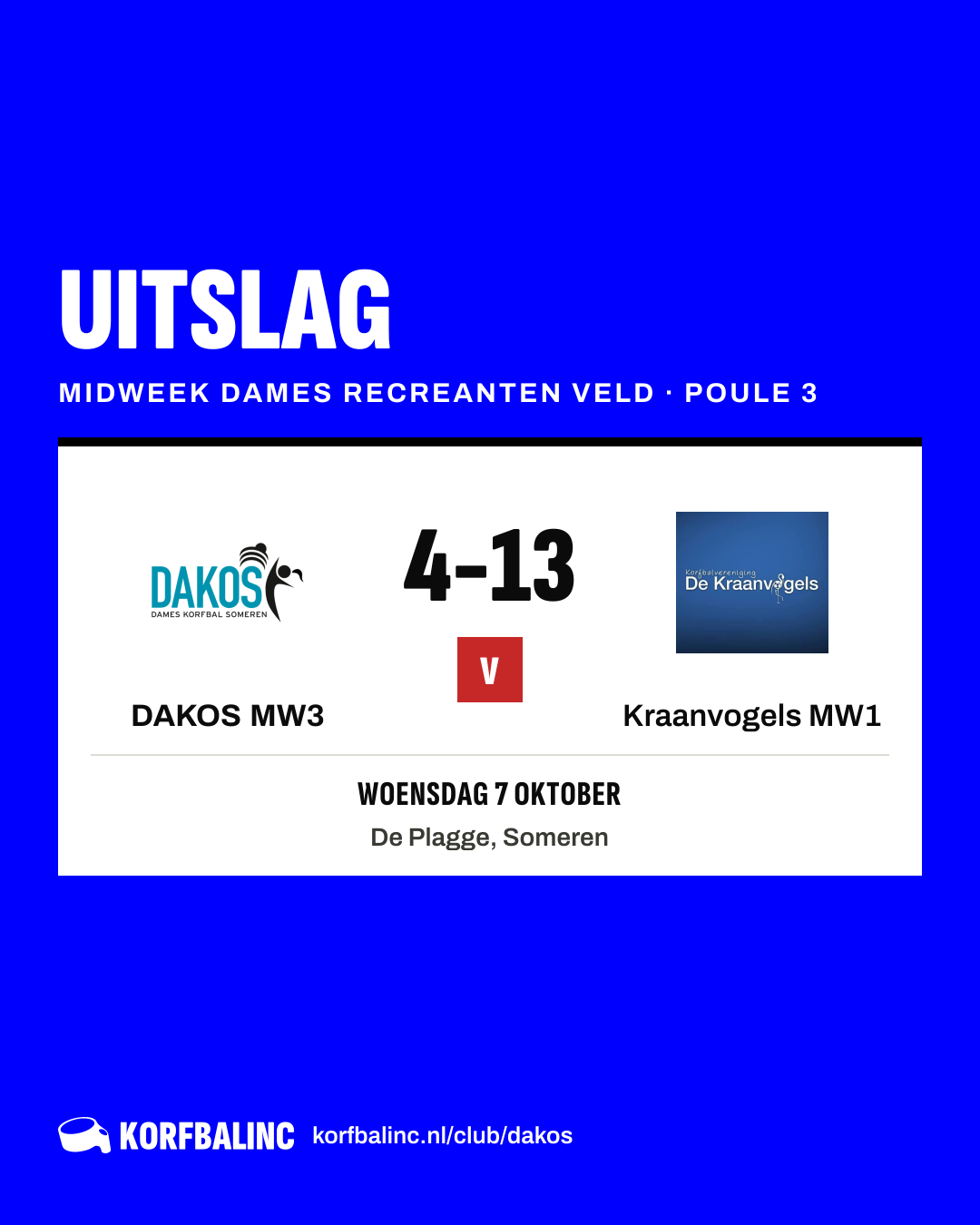 DAKOS MW3 - Kraanvogels MW1