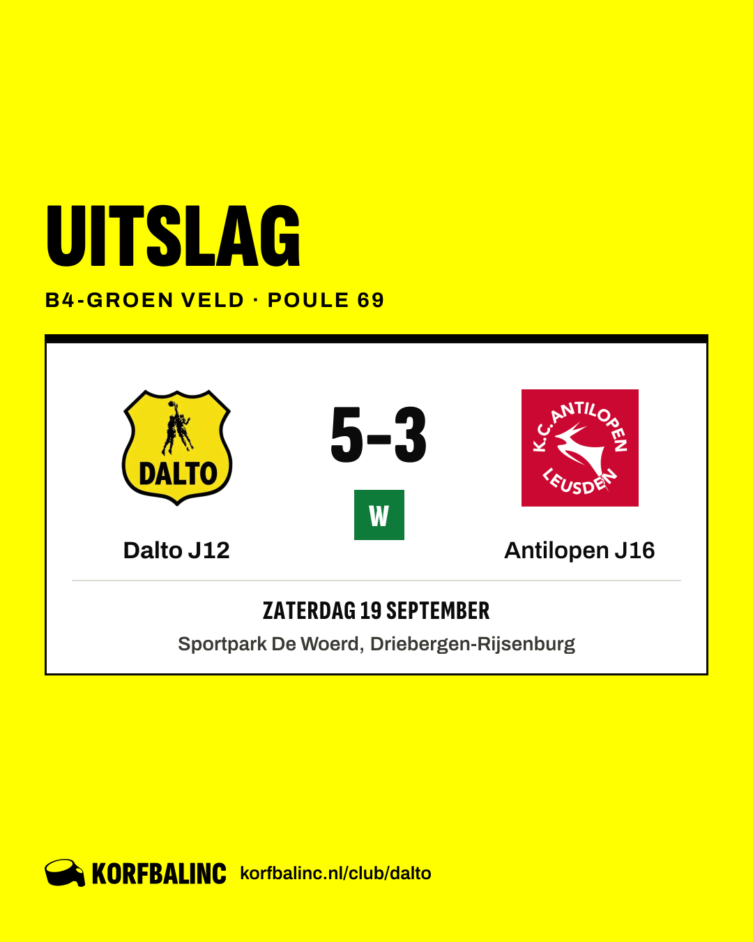 Dalto J12 - Antilopen J16