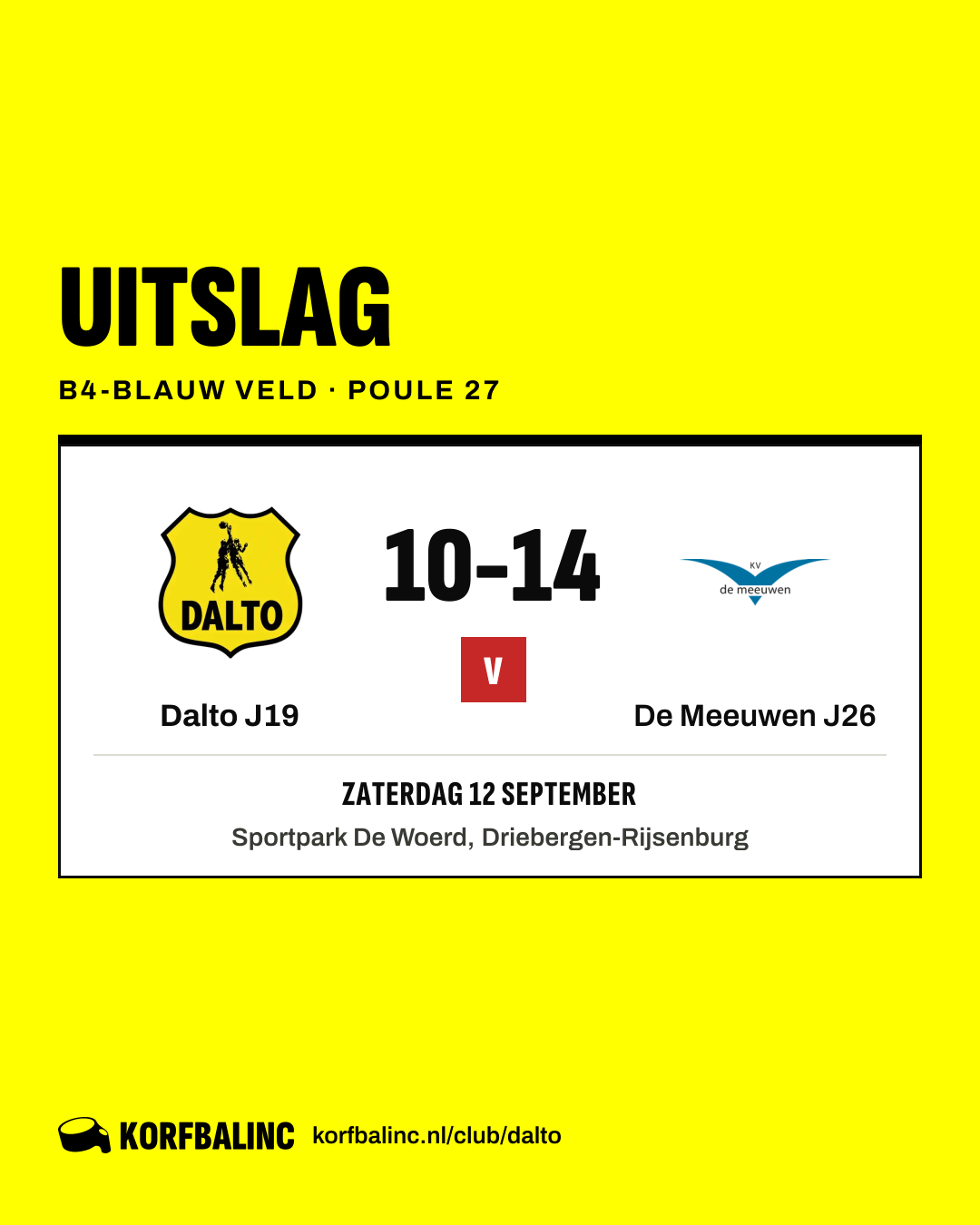 Dalto J19 - De Meeuwen J26