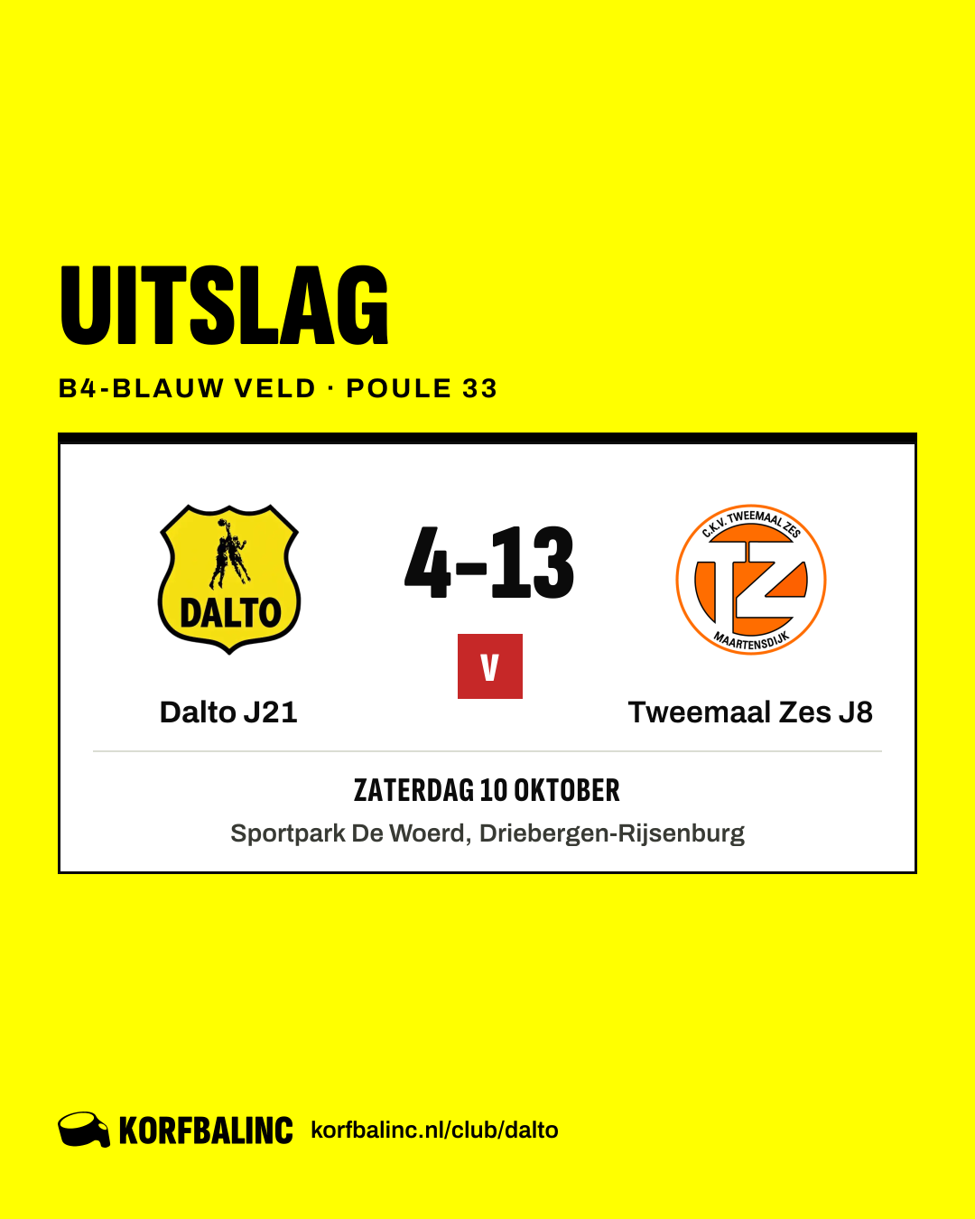 Dalto J21 - Tweemaal Zes J8