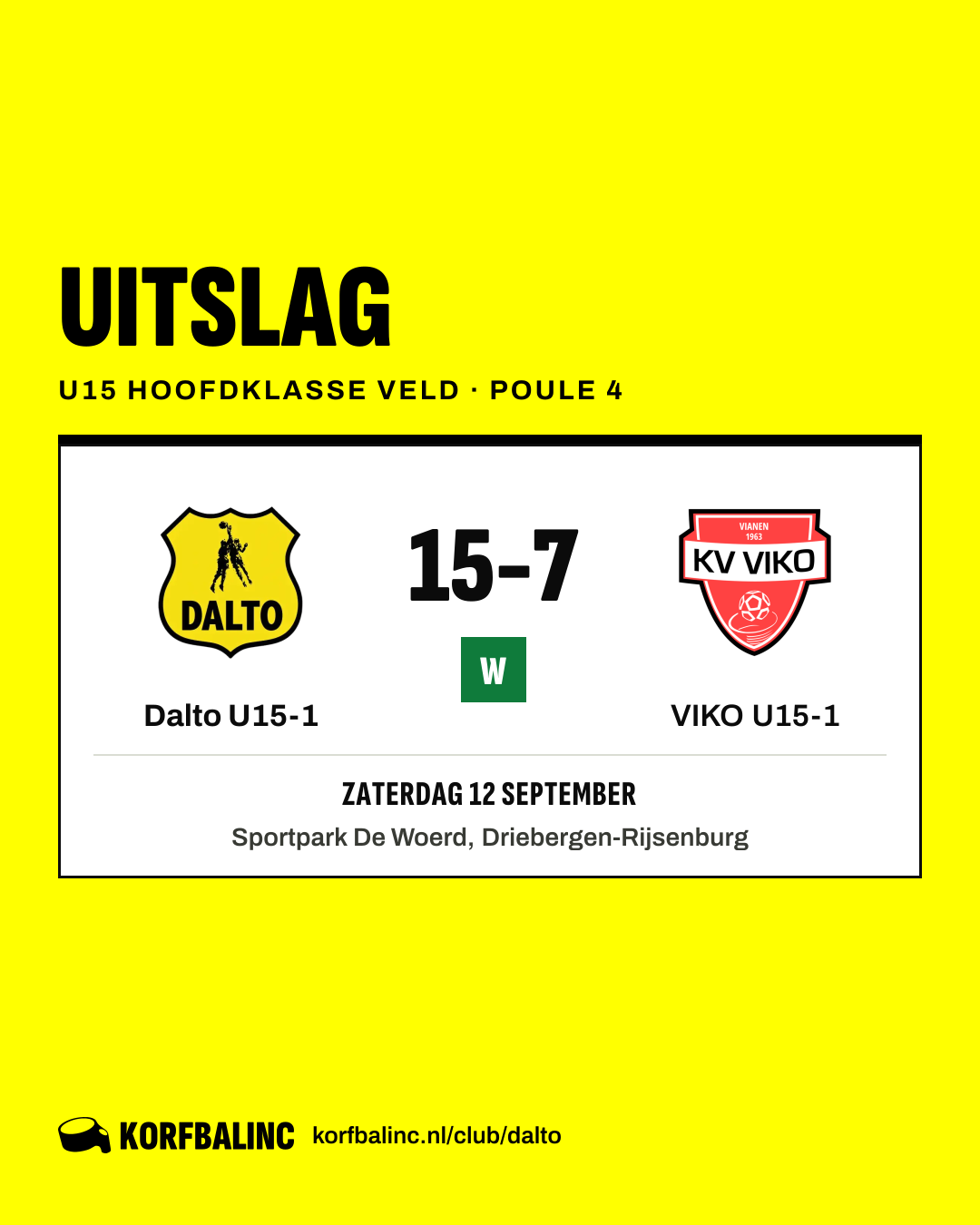 Dalto U15-1 - VIKO U15-1
